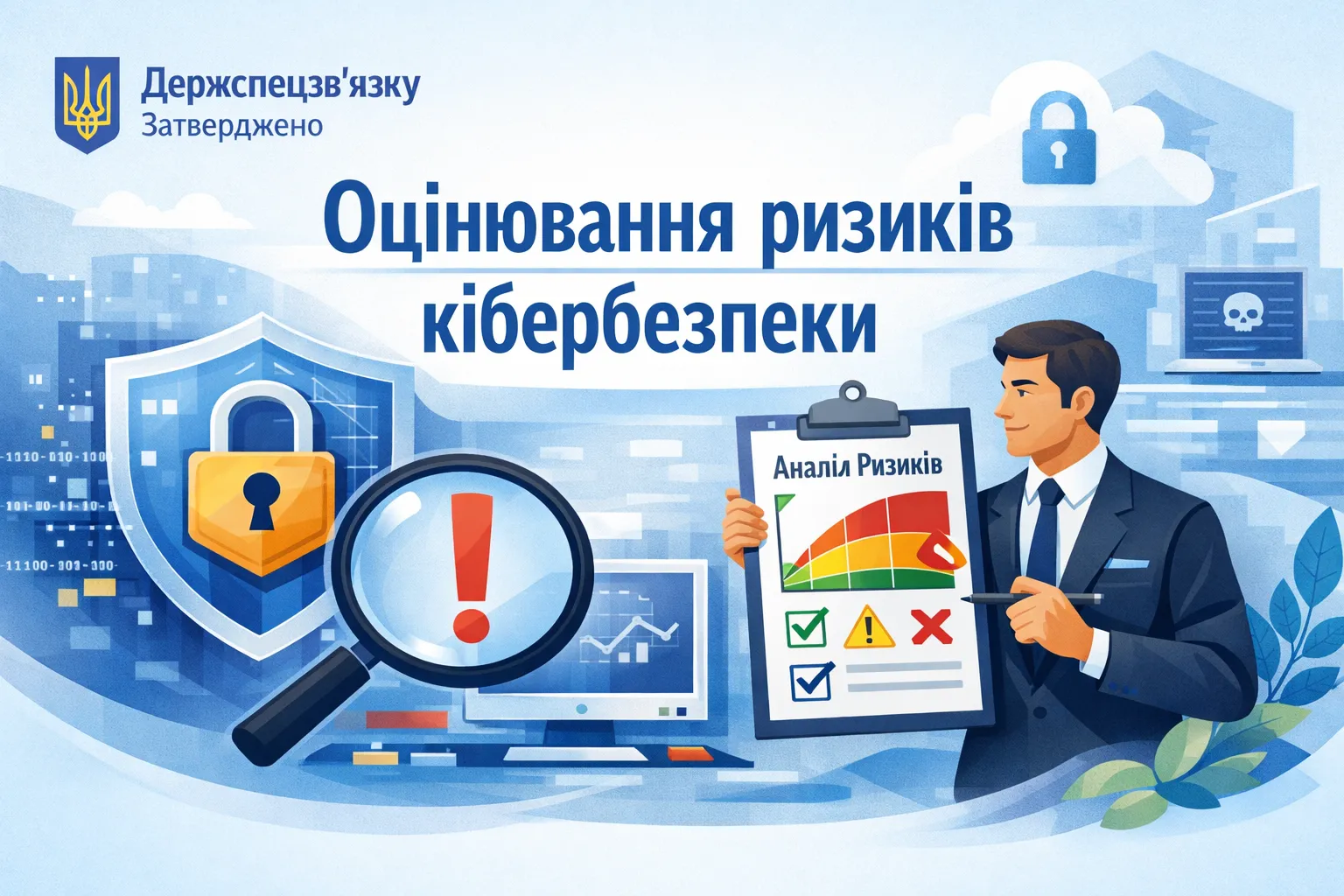 Держспецзв’язку затвердила Методику оцінювання ризиків кібербезпеки