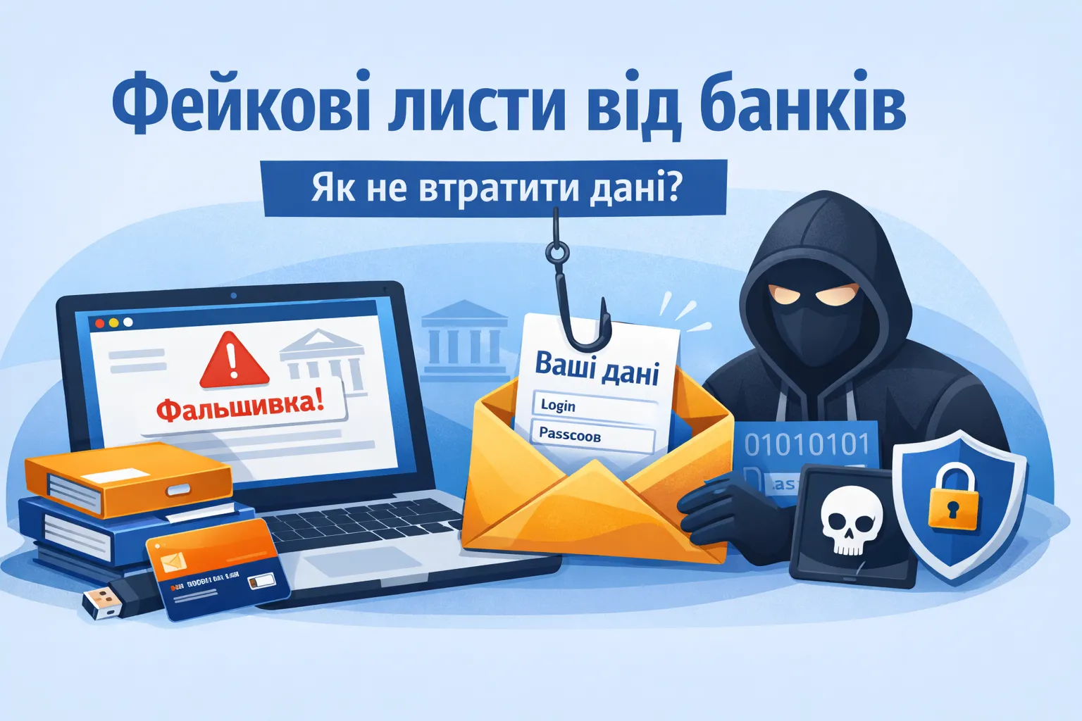Шахраї полюють на компанії через фейкові листи від банків: як не втратити дані