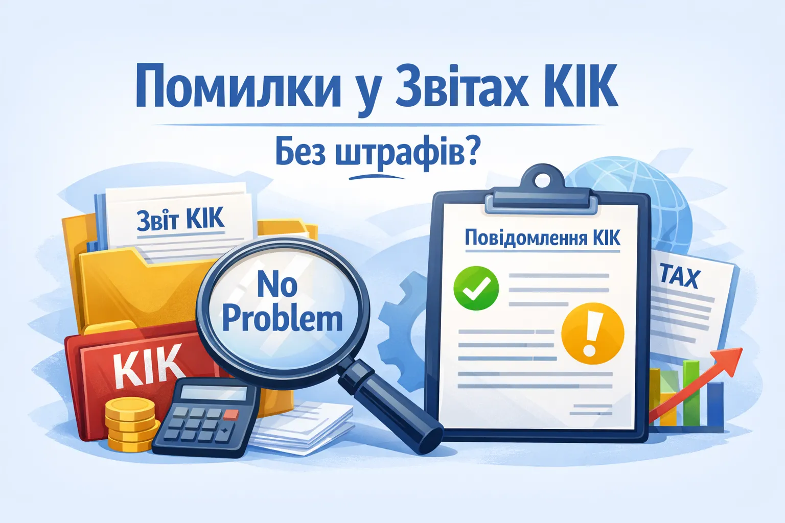 Які помилки у Повідомленні та Звіті КІК не штрафують?