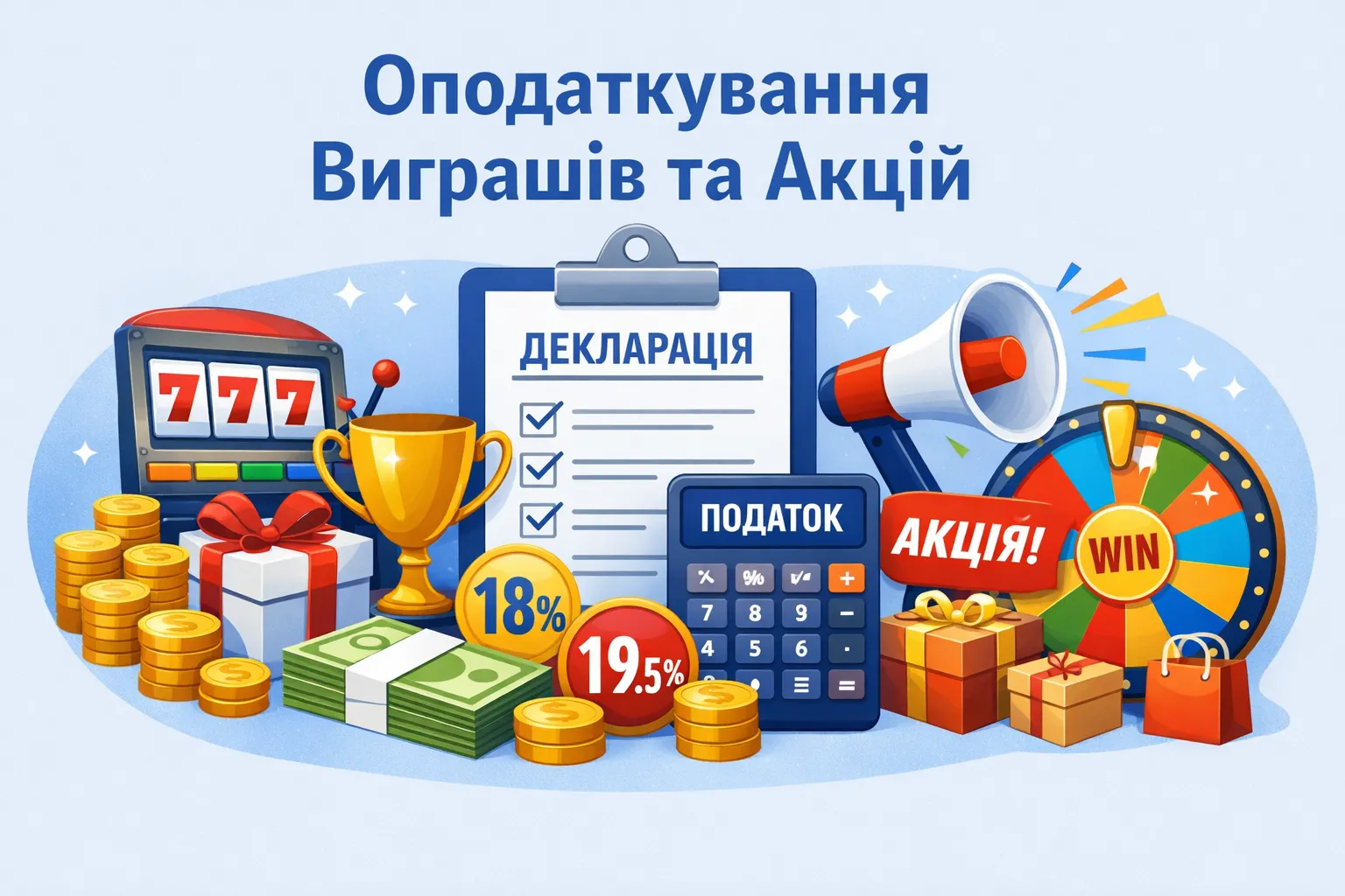 Виграші, конкурси, промоакції: правила опопдаткування