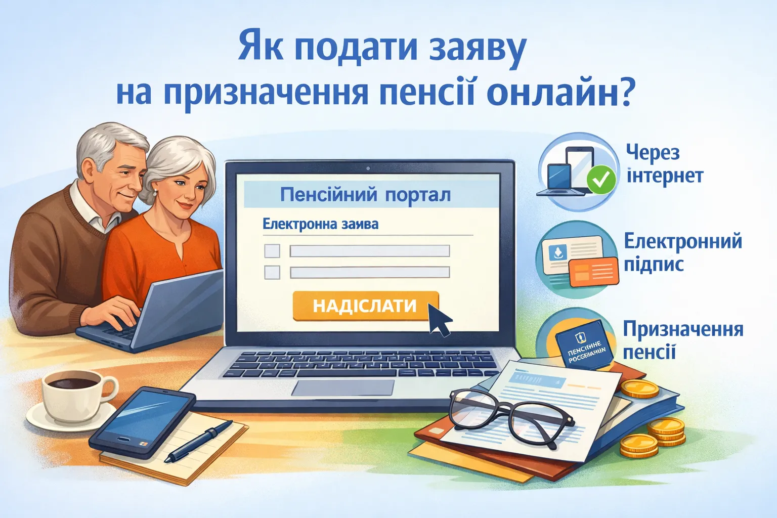 Как подать заявление на назначение пенсии онлайн Как подать заявление на назначение пенсии онлайн