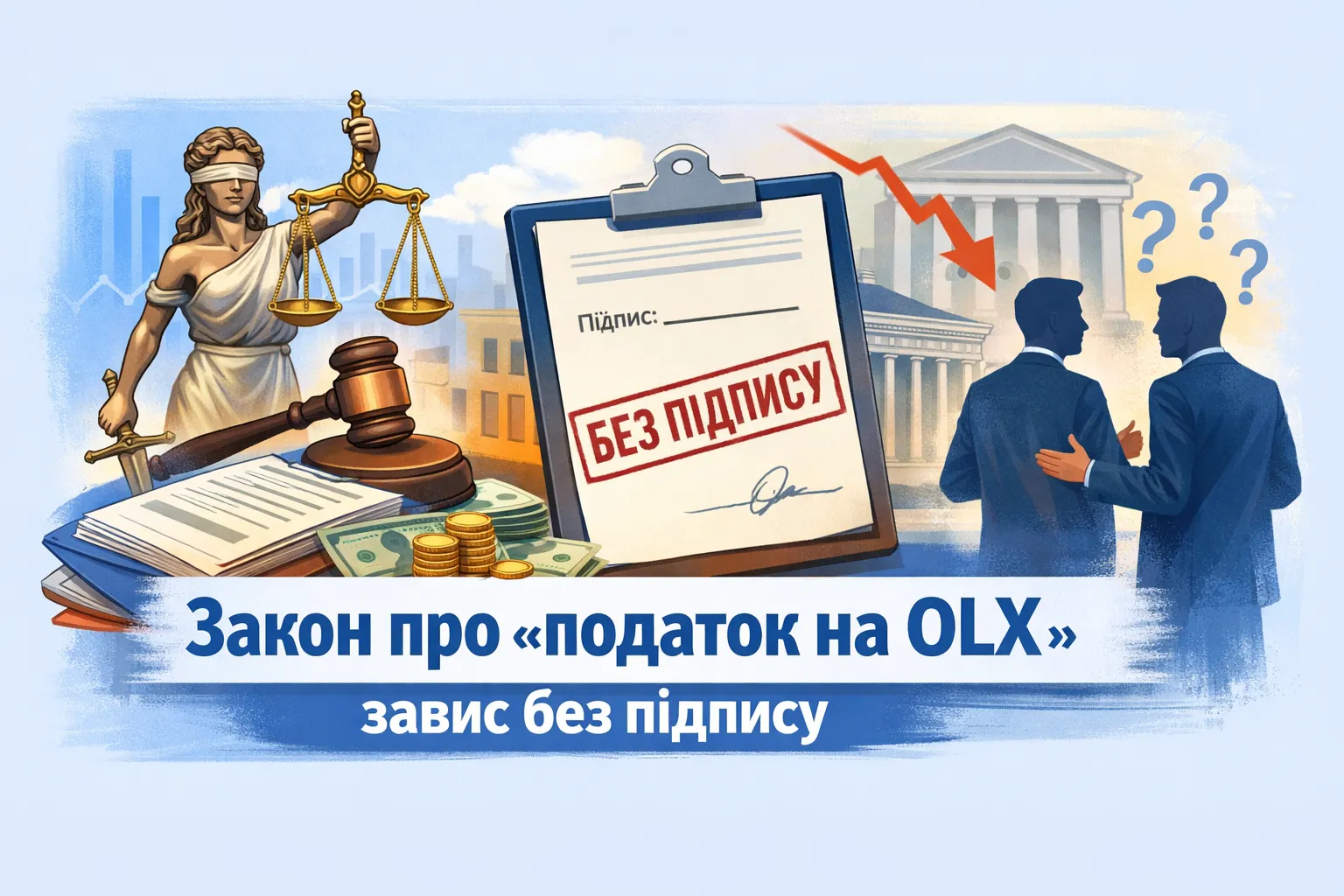 Закон про «податок на OLX» завис без підпису: що сталося