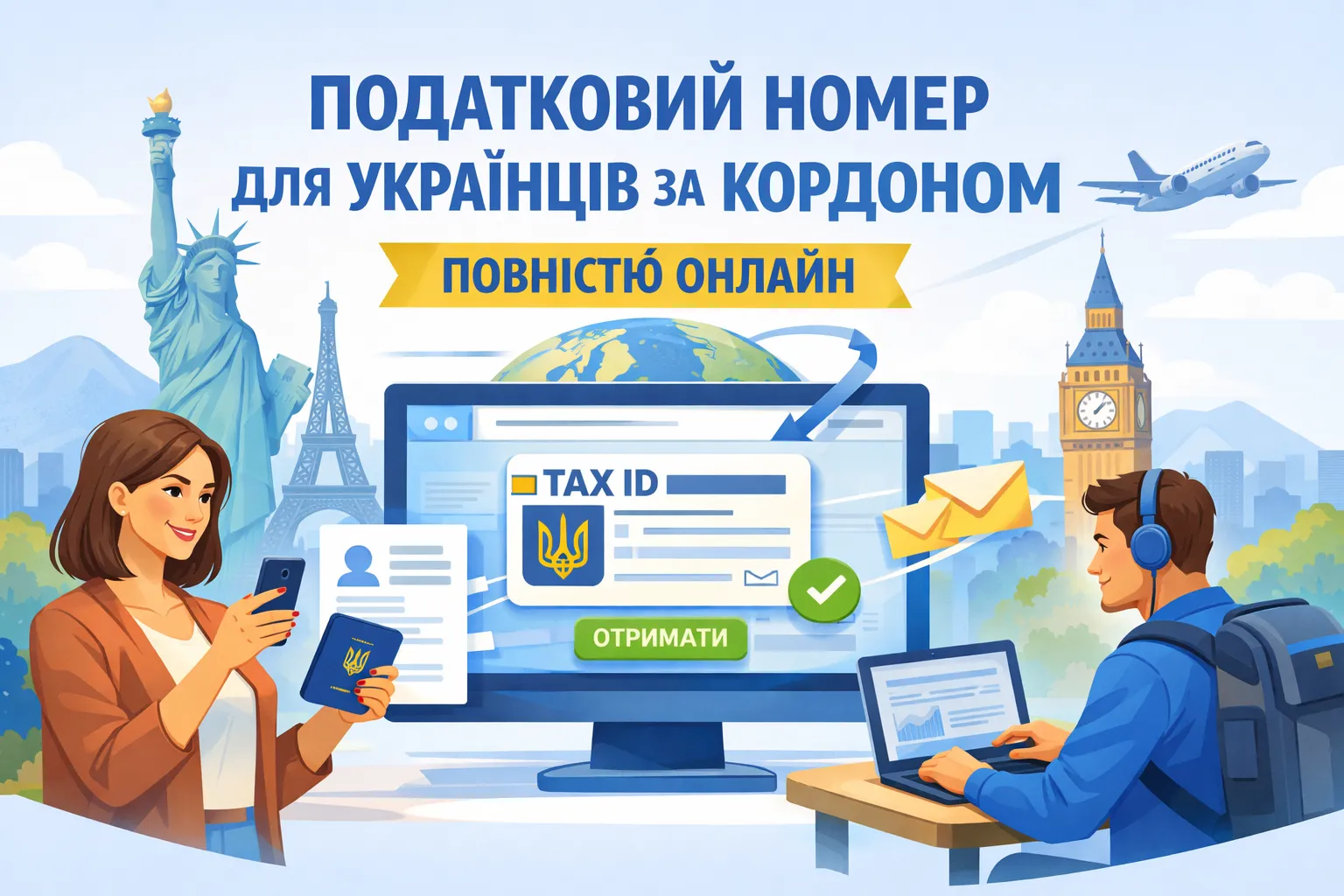 Государственные услуги без границ: налоговый номер для украинцев за границей – полностью онлайн