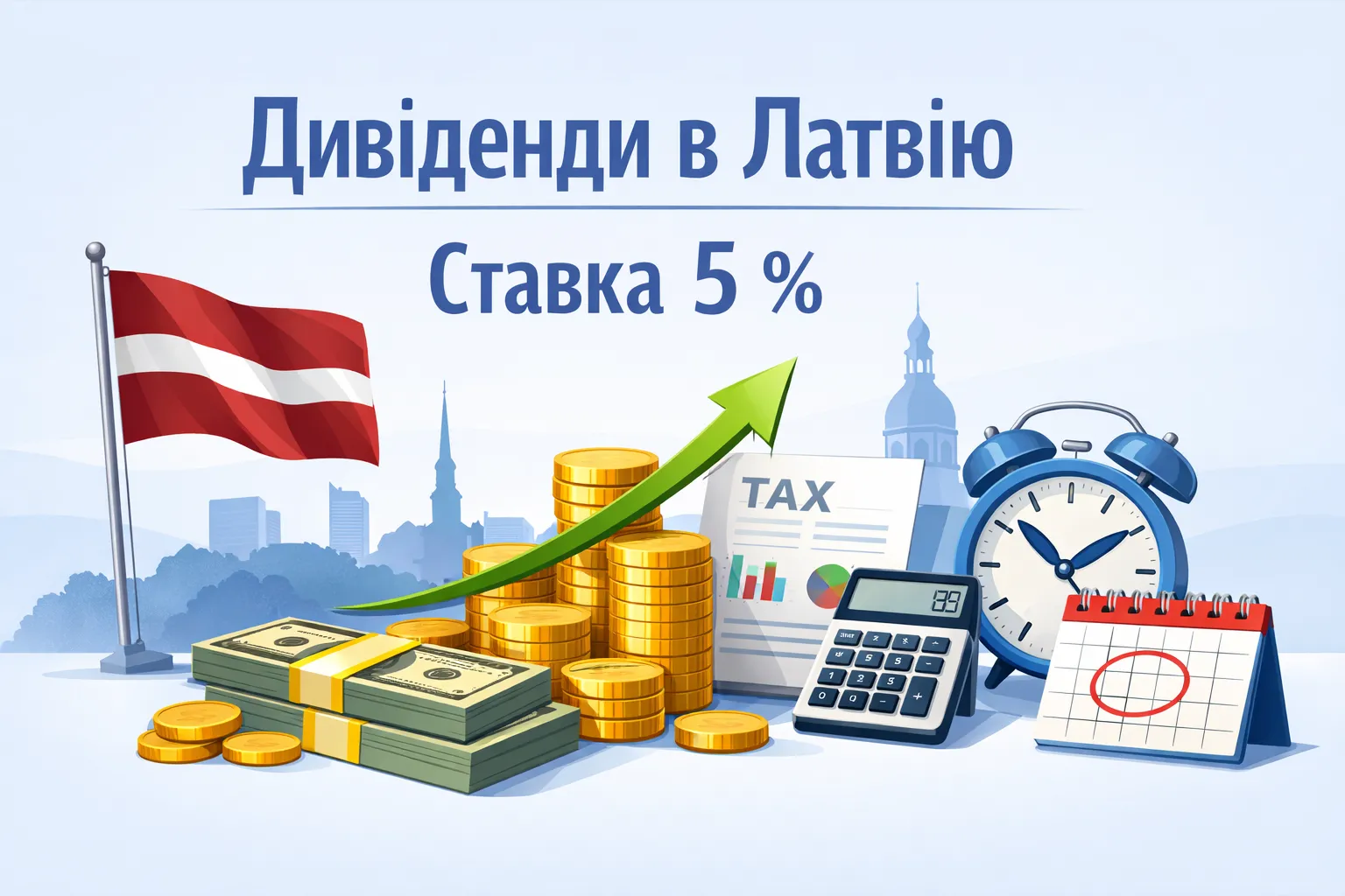 Дивіденди в Латвію: коли можна застосувати ставку 5 %