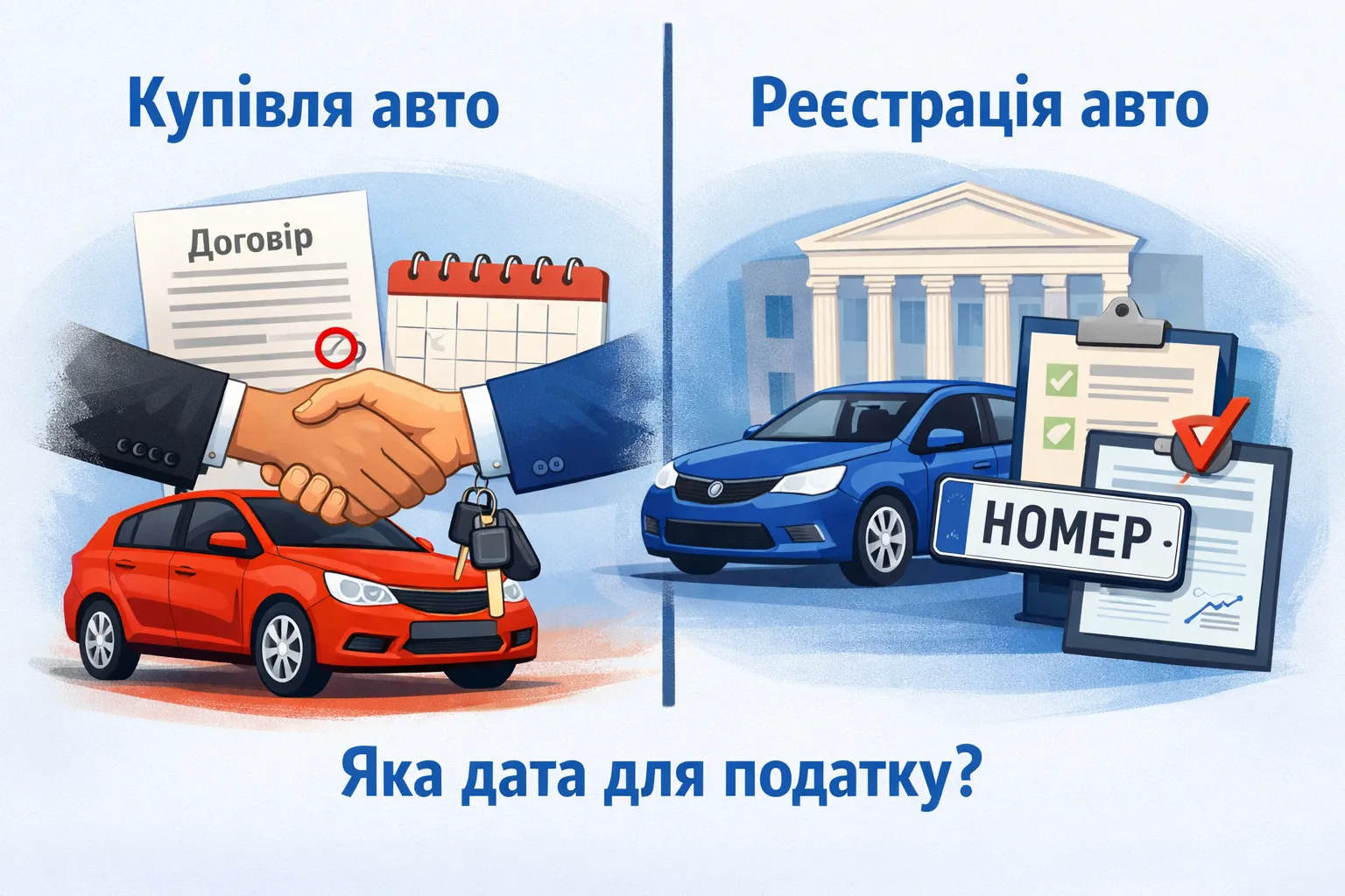 Придбання vs реєстрація авто: яка дата важлива для транспортного податку? Придбання vs реєстрація авто: яка дата важлива для транспортного податку?