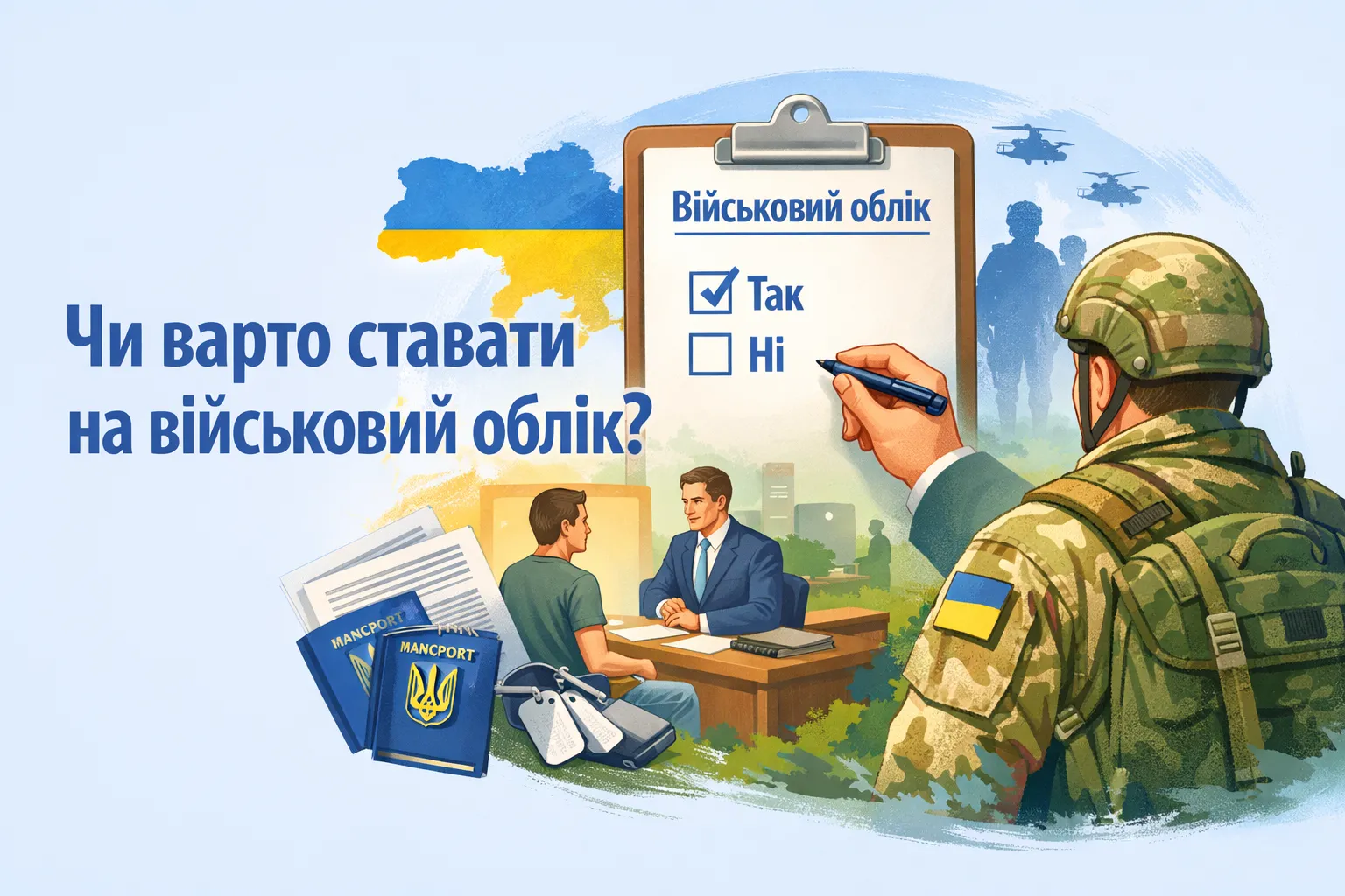 Якщо не вели військовий облік, чи варто починати?