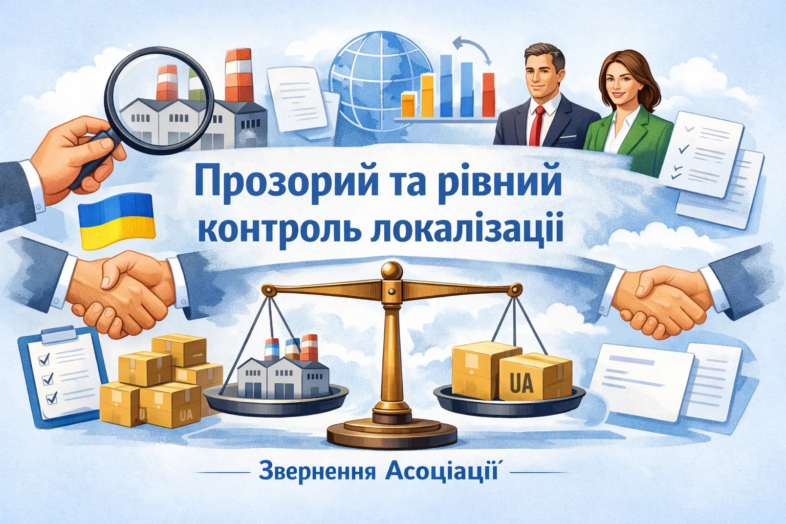 Контроль локалізації має бути прозорим і однаковим для всіх: звернення Асоціації Контроль локалізації має бути прозорим і однаковим для всіх: звернення Асоціації