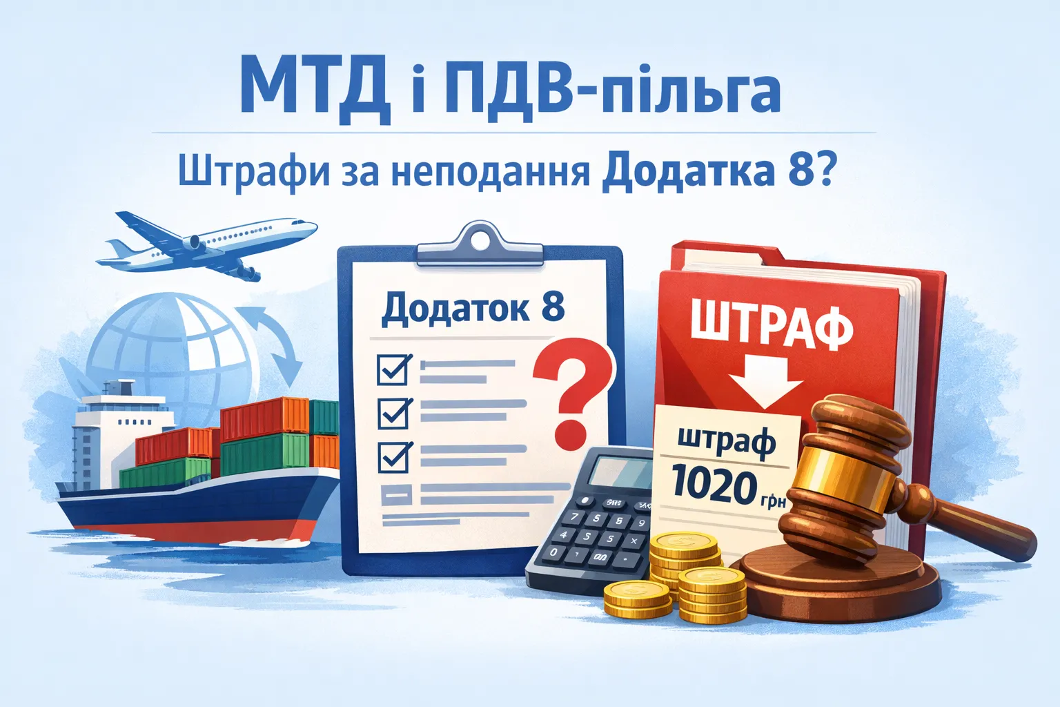 MTД і ПДВ‑пільга: чи штрафують за неподання Додатка 8