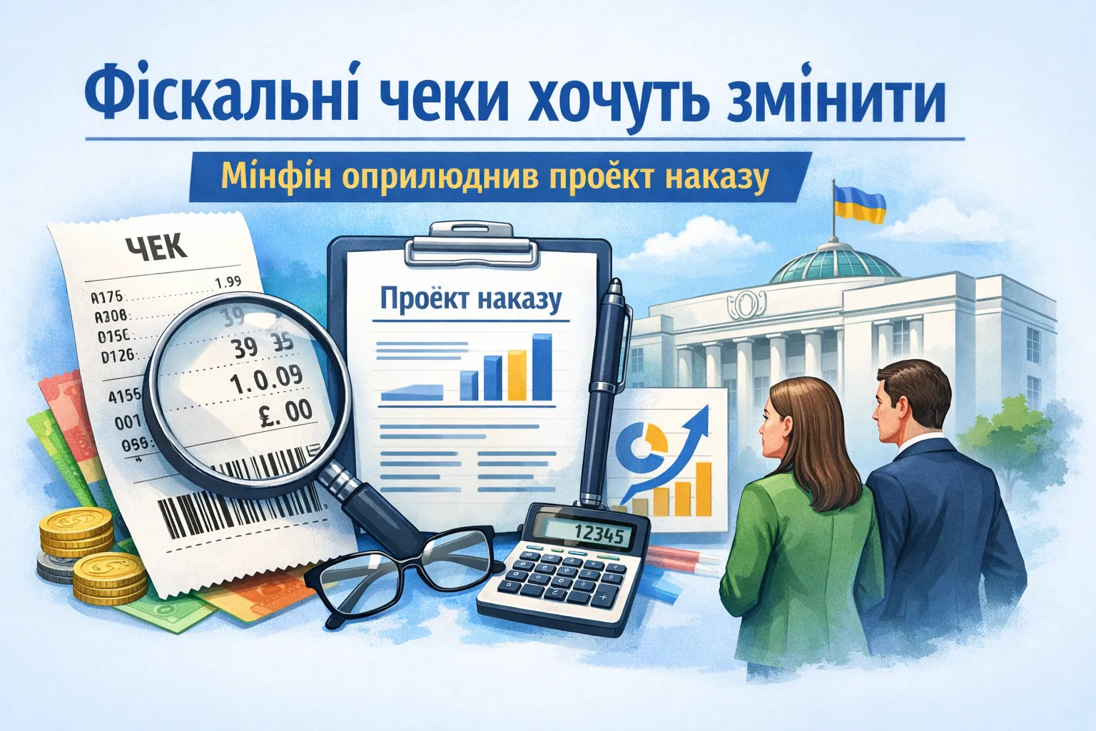 Фіскальні чеки хочуть змінити: Мінфін оприлюднив проєкт наказу
