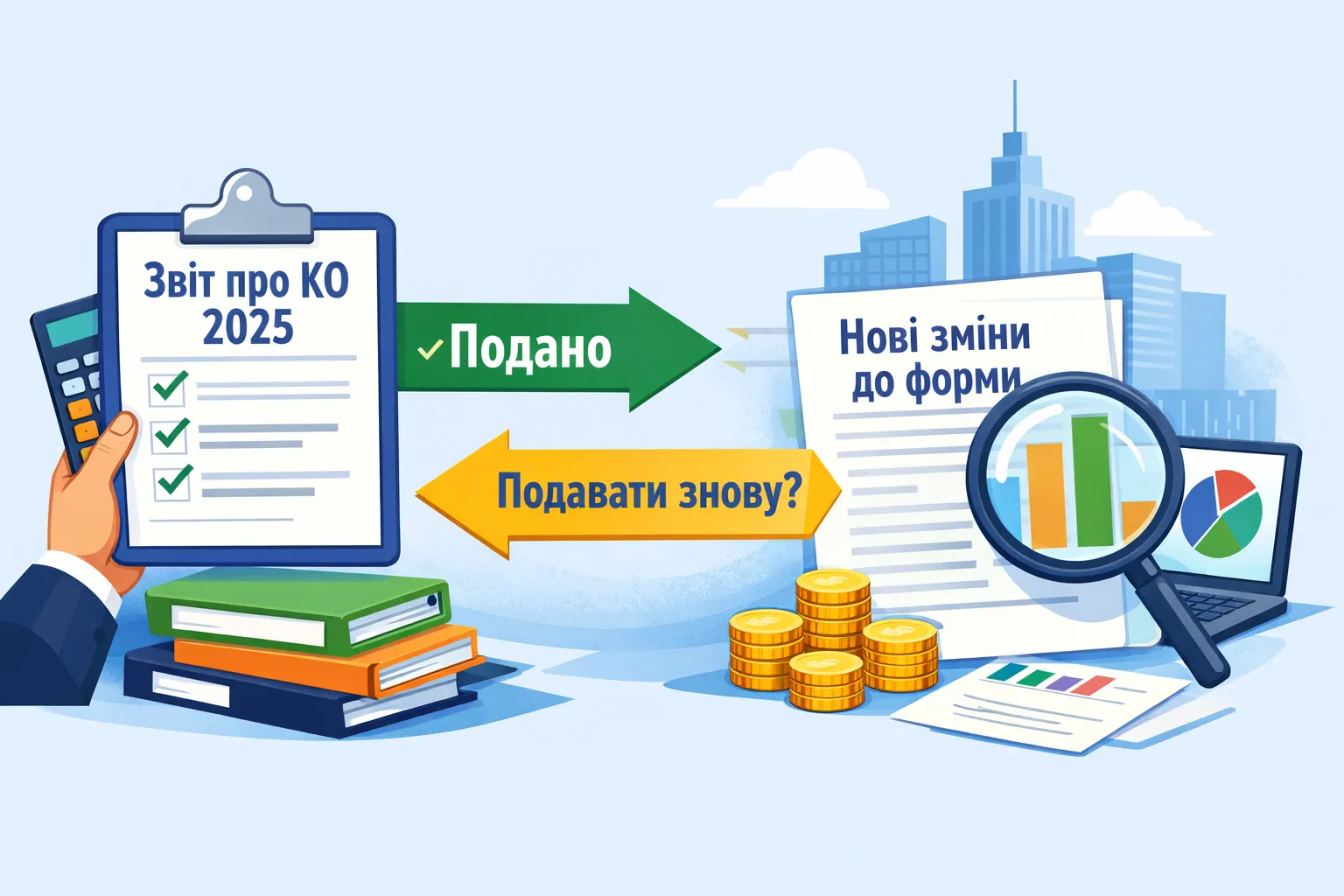 Подали Звіт про контрольовані операції‑2025 до змін форми: чи треба подавати повторно? Подали Звіт про контрольовані операції‑2025 до змін форми: чи треба подавати повторно?
