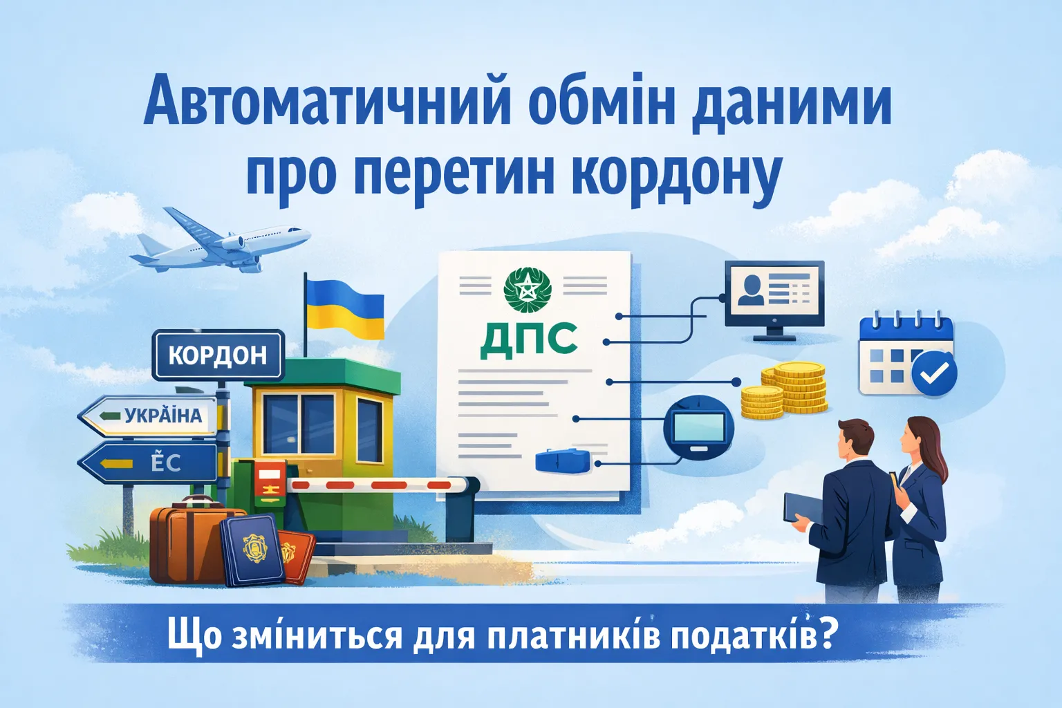 ДПС автоматично отримуватиме дані про перетин кордону: що зміниться для платників податків