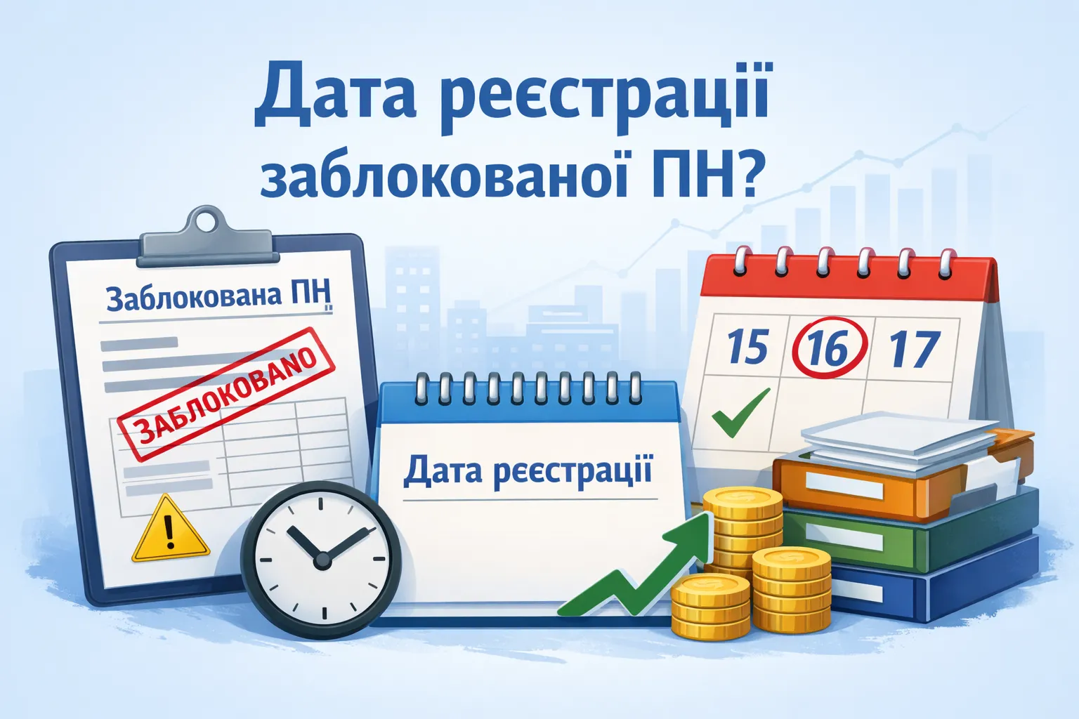 Заблокована ПН: якою датою вона реєструється після розблокування?