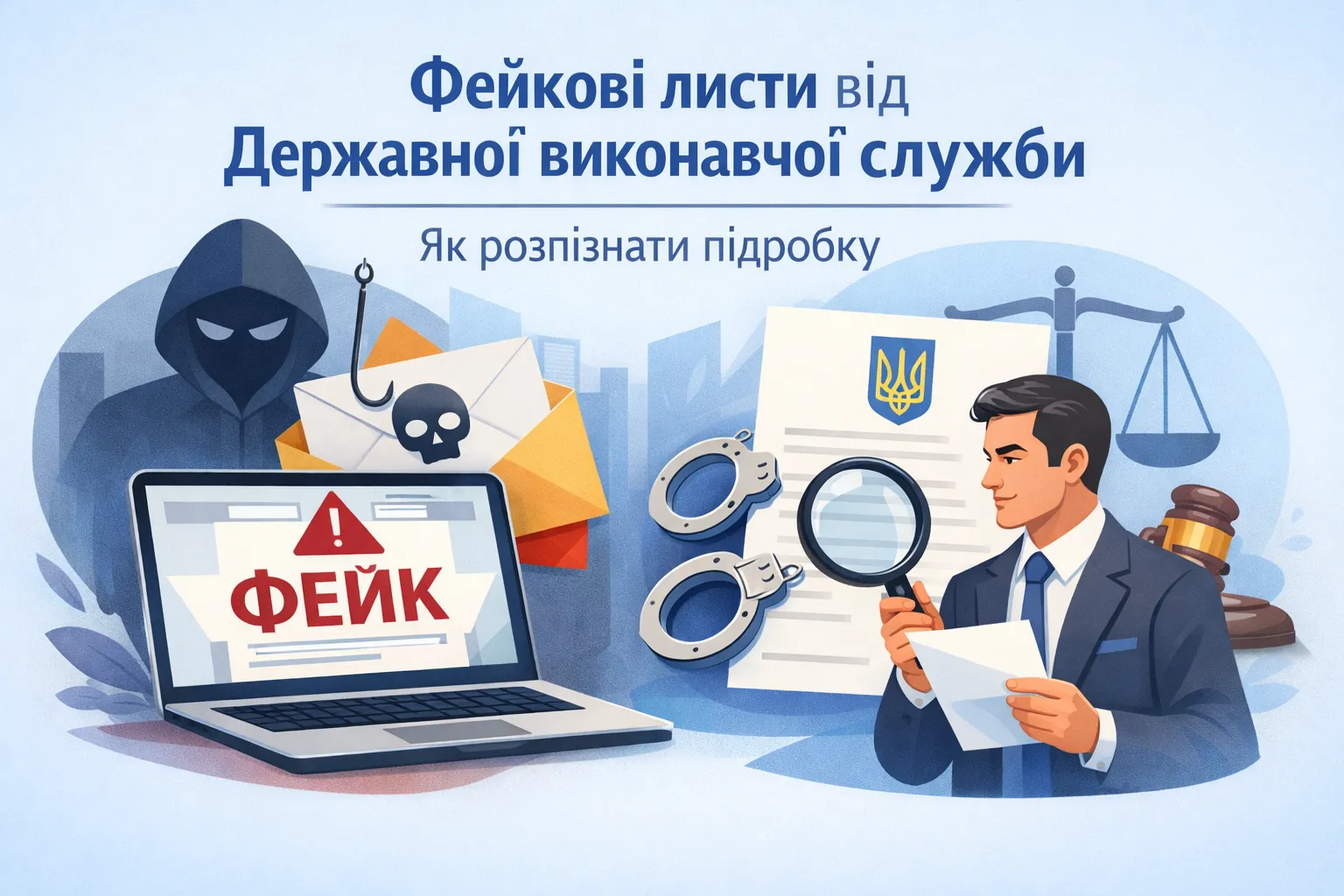 Фейкові листи від імені Державної виконавчої служби: як розпізнати підробку