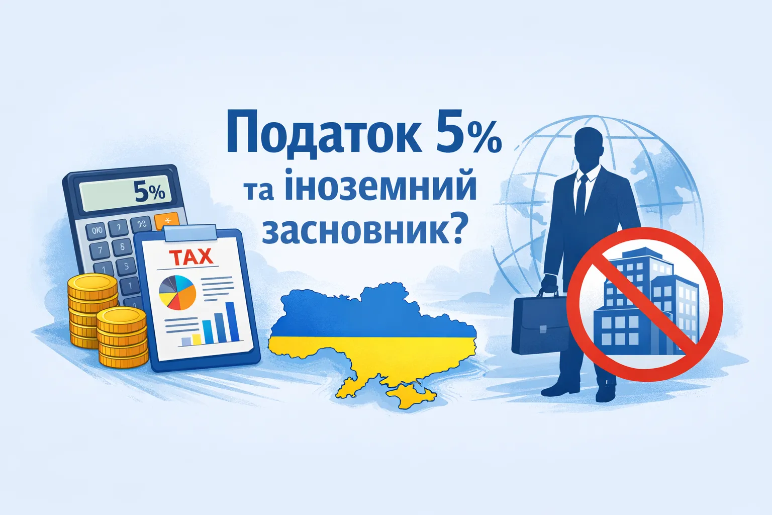 Єдиний податок 5 % і засновник‑нерезидент: чи є заборона? Єдиний податок 5 % і засновник‑нерезидент: чи є заборона?
