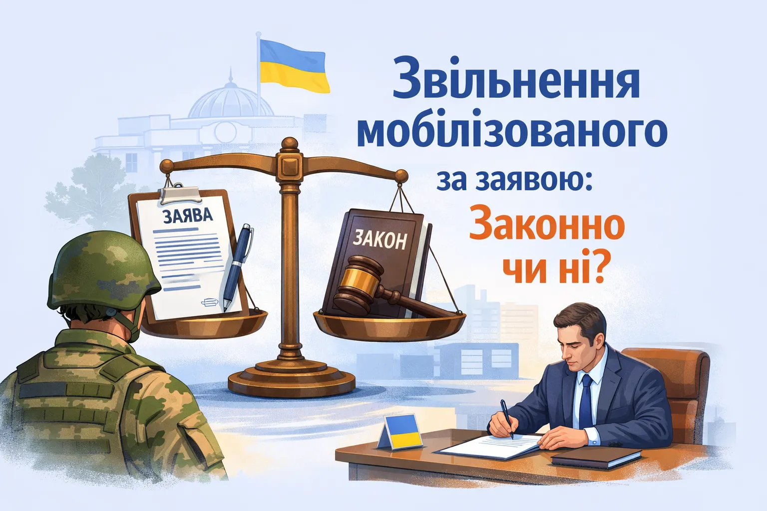 Чи не порушить закон звільнення мобілізованого за його письмовою заявою?