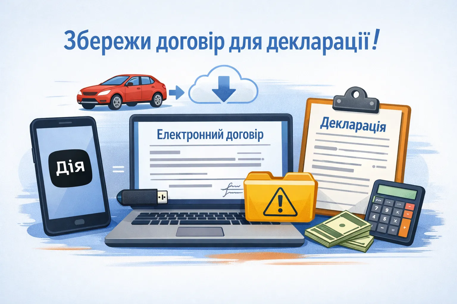 Продали авто через Дію: як встигнути зберегти договір для декларації? Продали авто через Дію: як встигнути зберегти договір для декларації?