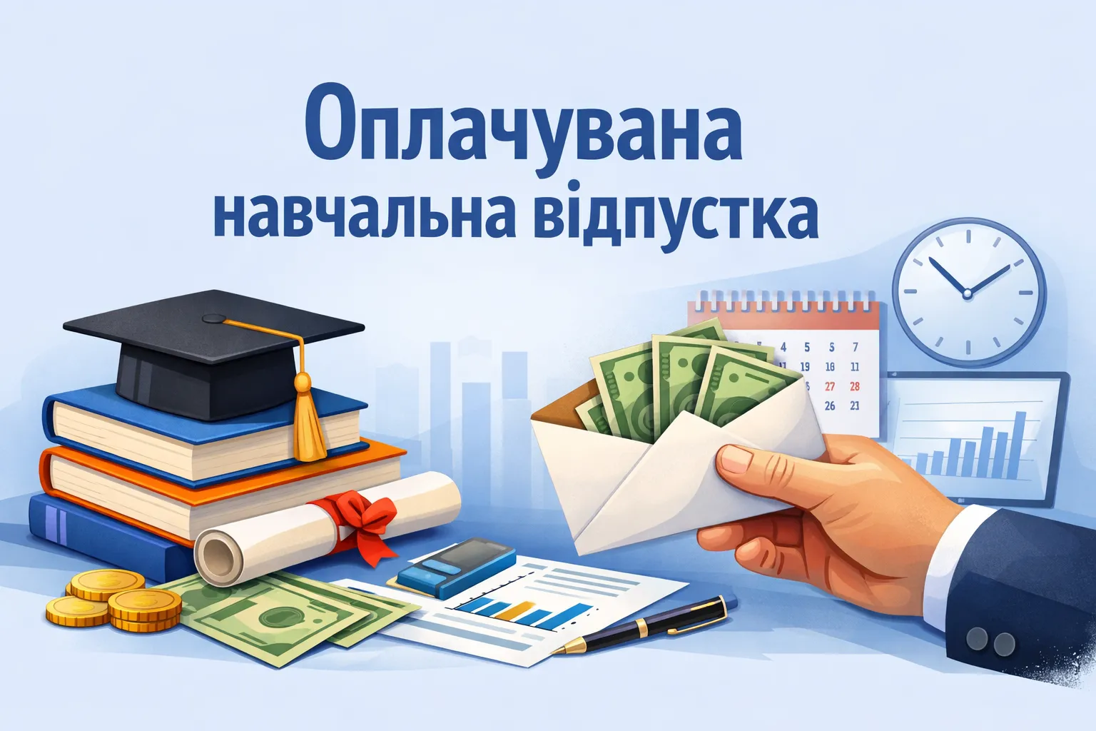 Збереження заробітної плати на час додаткових відпусток у зв’язку з навчанням