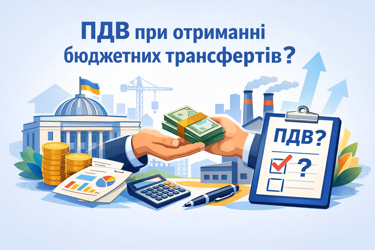 Чи є ПДВ при отриманні бюджетних капітальних трансфертів підприємством?