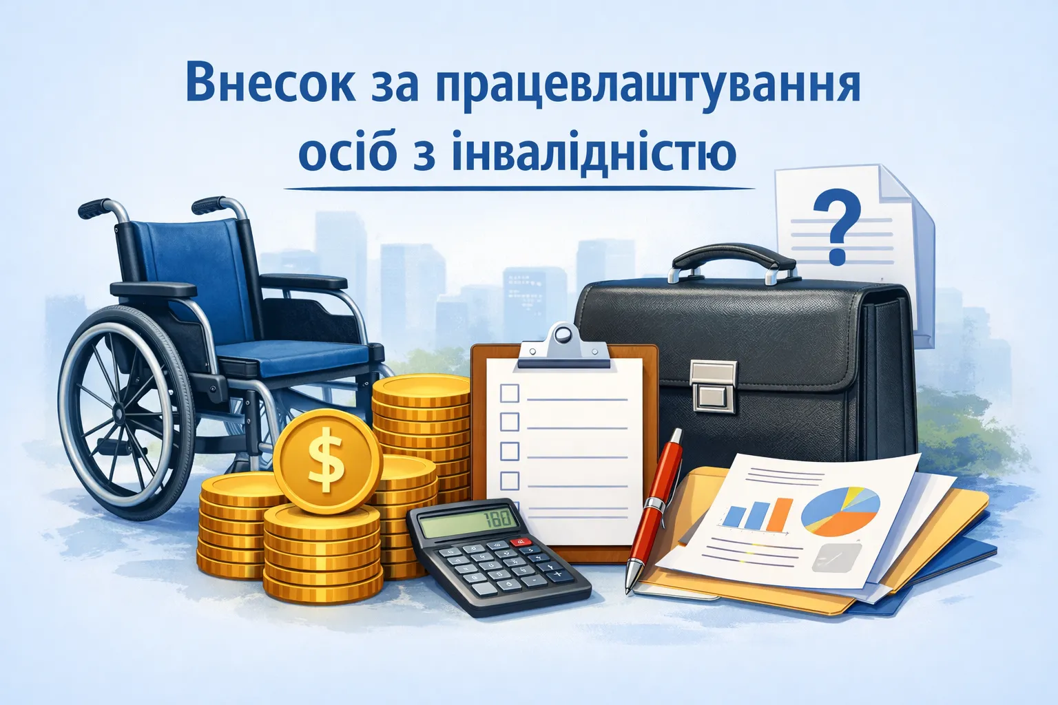 Внесок за працевлаштування осіб з інвалідністю: є платіж, але форми звіту немає