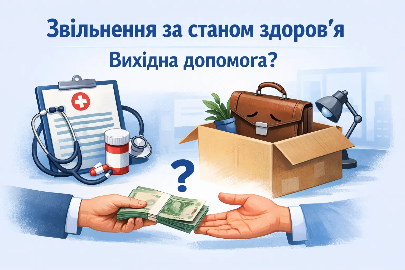 Звільнення за станом здоров’я: чи виплачується вихідна допомога?