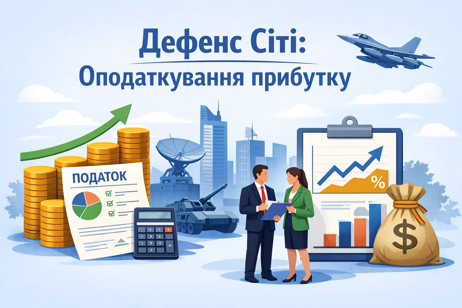 Дефенс Сіті: ключові аспекти оподаткування прибутку