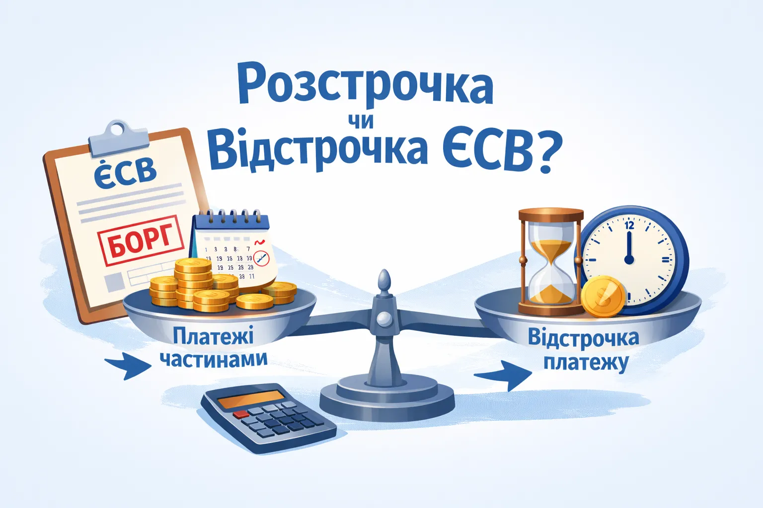 Чи можна отримати розстрочку або відстрочку боргу з ЄСВ?