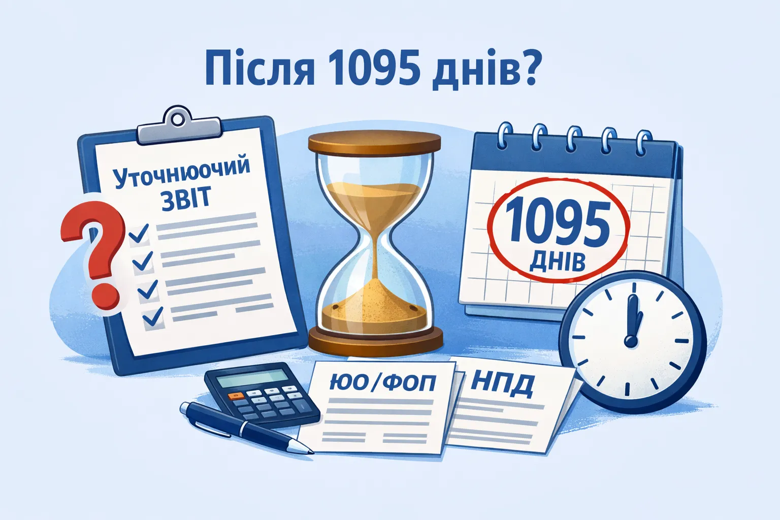 Чи можна подати уточнюючий Об'єднаний звіт ЮО / ФОП / НПД після 1095 днів?