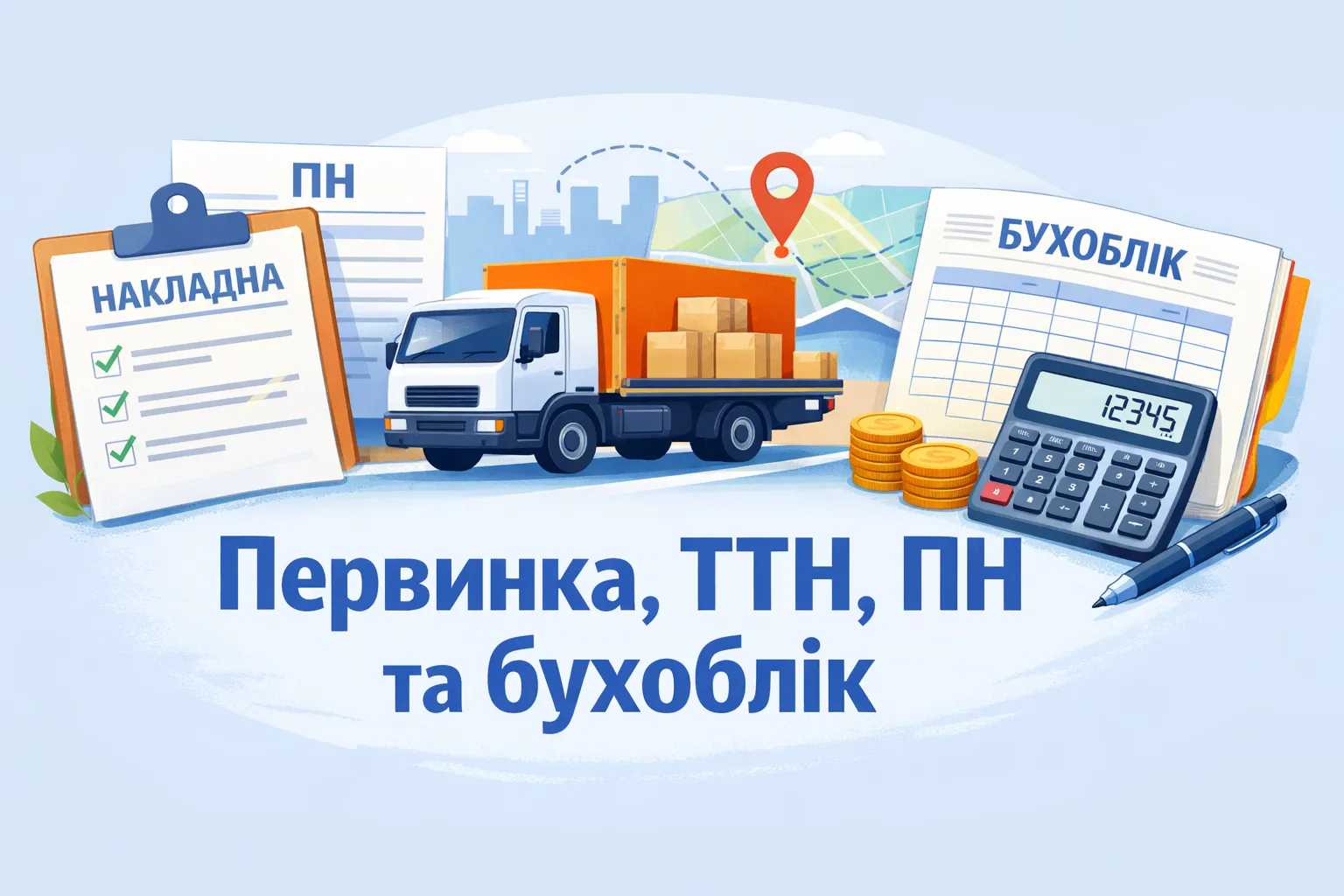 Доставка товару окремим рядком: первинка, ТТН, ПН та бухоблік Доставка товару окремим рядком: первинка, ТТН, ПН та бухоблік