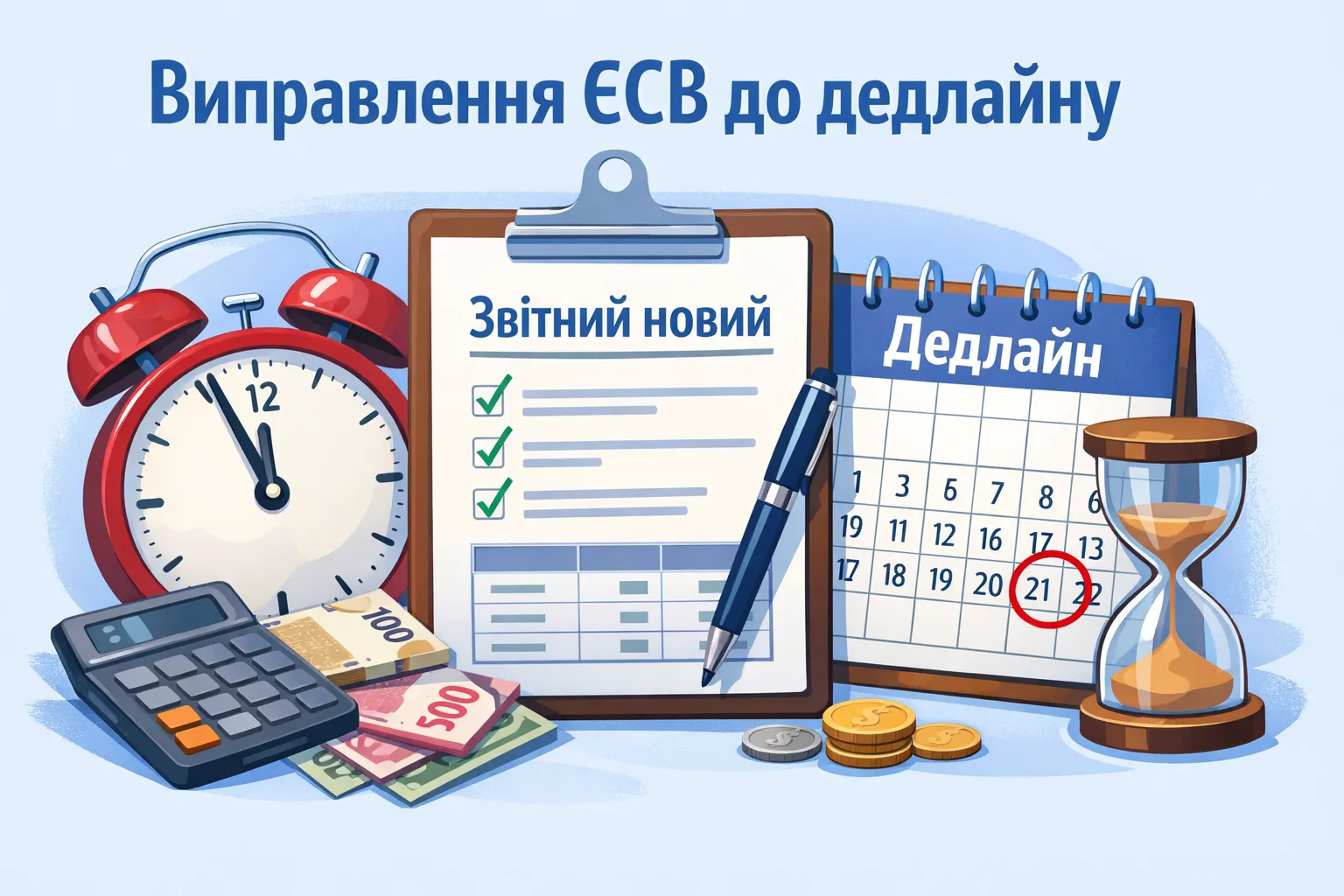 Як виправити ЄСВ до дедлайну: Податковий розрахунок “Звітний новий”