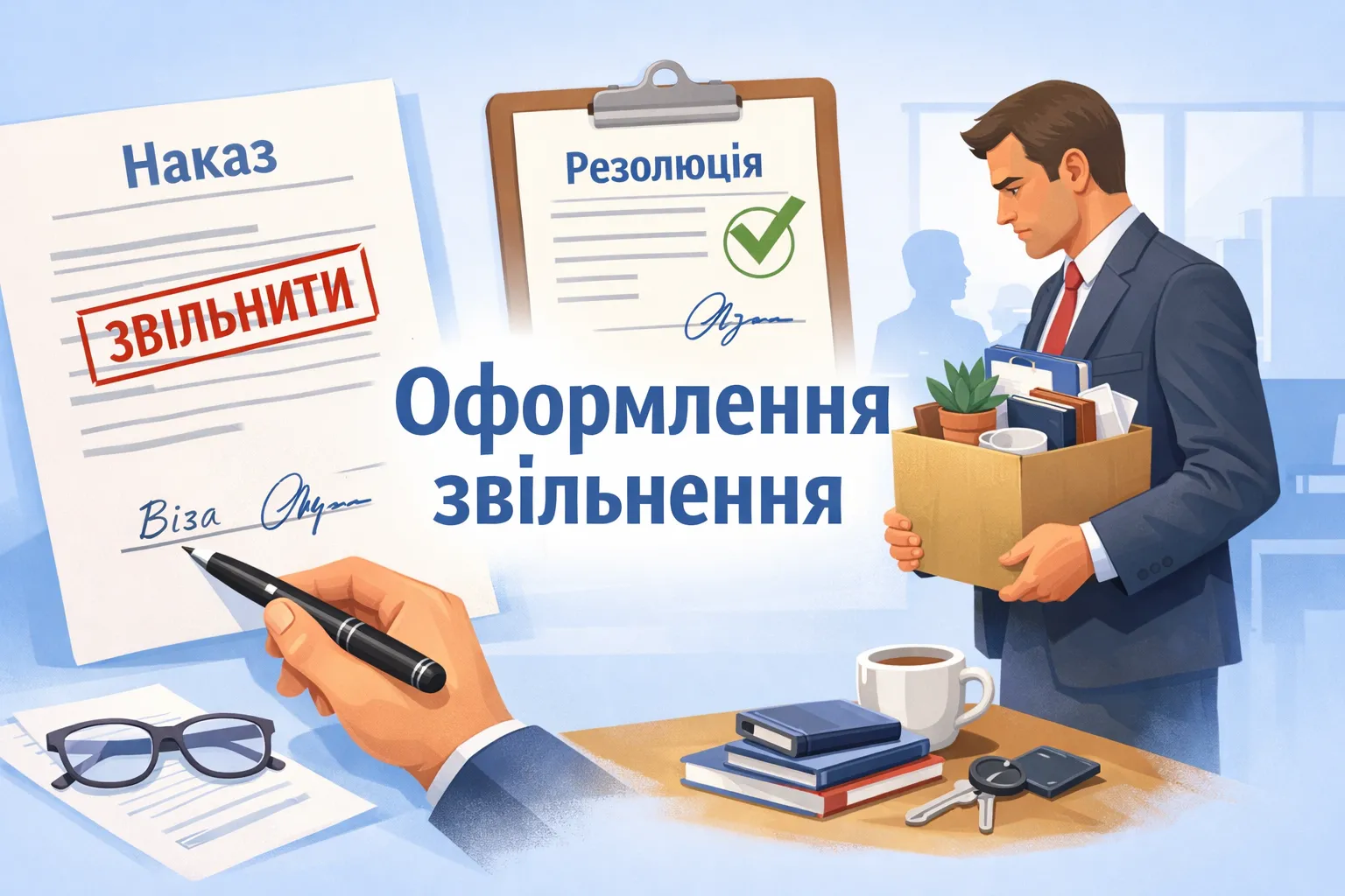 Віза, резолюція і наказ: як правильно оформити звільнення