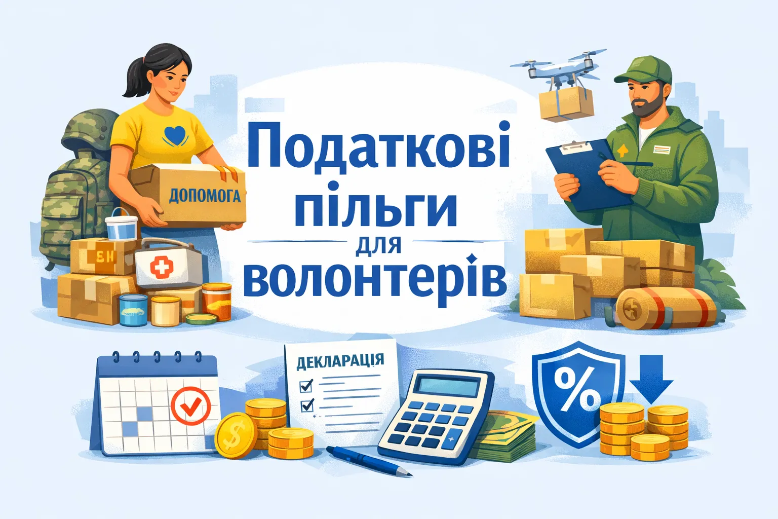 Податкові пільги: що важливо знати волонтерам?