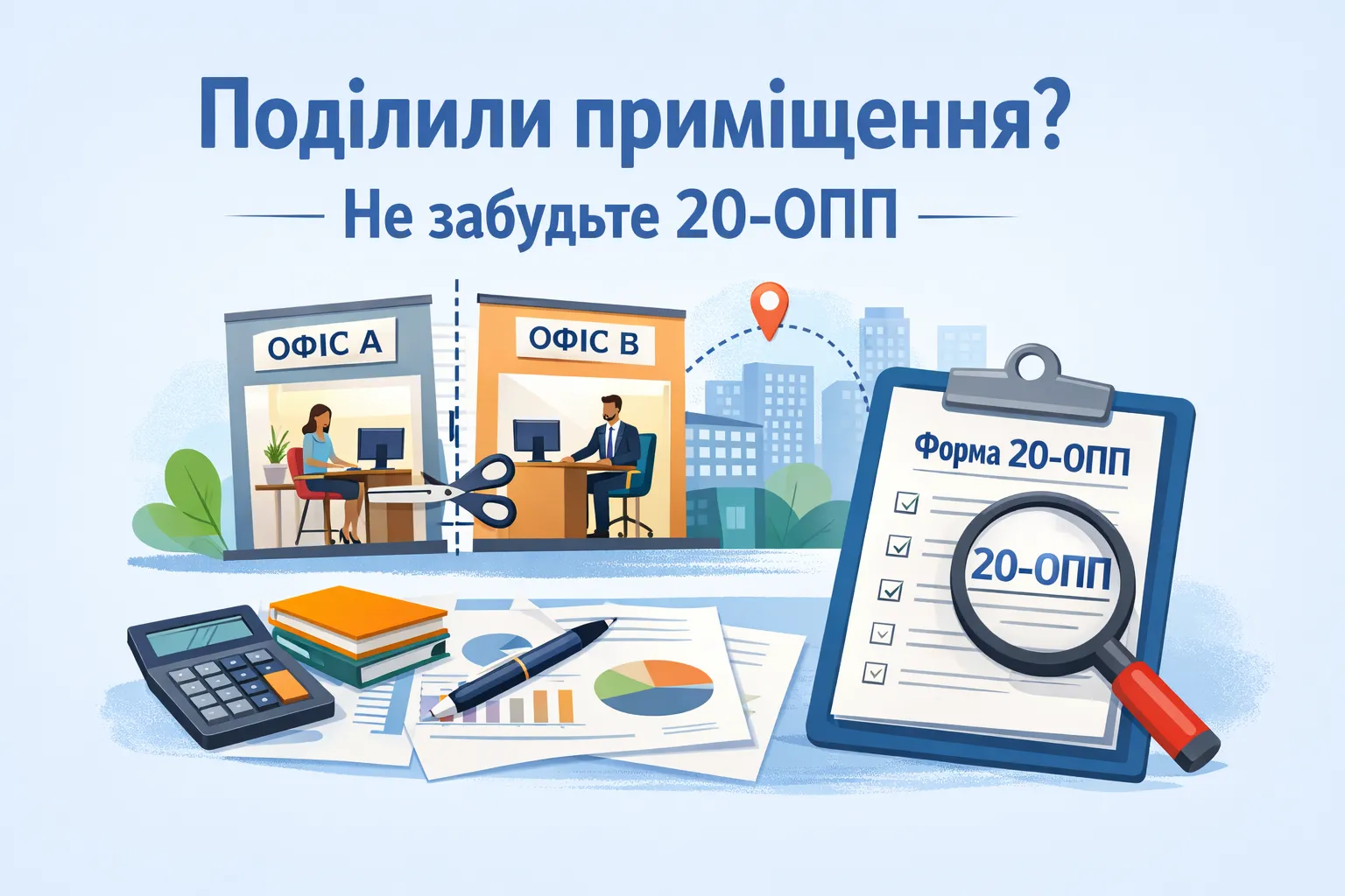 Поділили приміщення? Не забудьте 20-ОПП Поділили приміщення? Не забудьте 20-ОПП