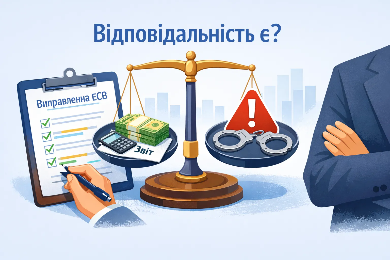 Самостійне виправлення в додатках ЄСВ: відповідальність є? Самостійне виправлення в додатках ЄСВ: відповідальність є?
