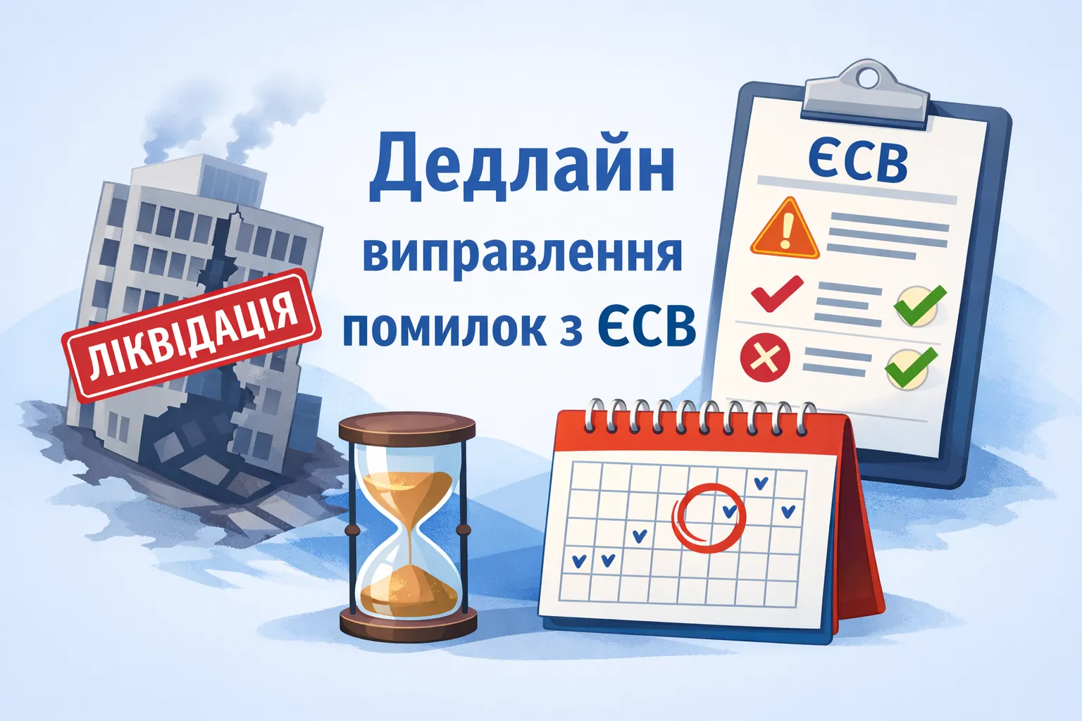 Ліквідований роботодавець і помилки з ЄСВ: який дедлайн Ліквідований роботодавець і помилки з ЄСВ: який дедлайн