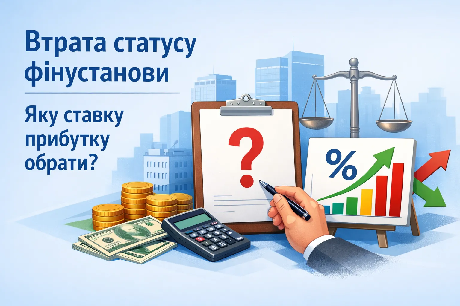 Втрата статусу фінустанови: яку ставку прибутку ставити? Втрата статусу фінустанови: яку ставку прибутку ставити?