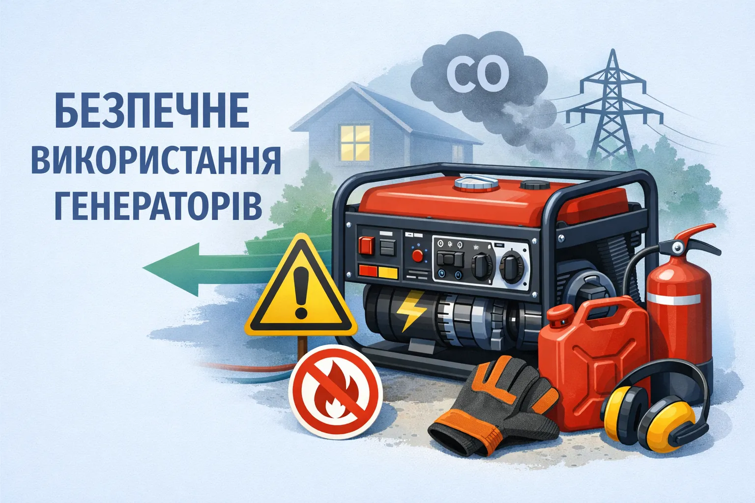 Безпечне використання генераторів