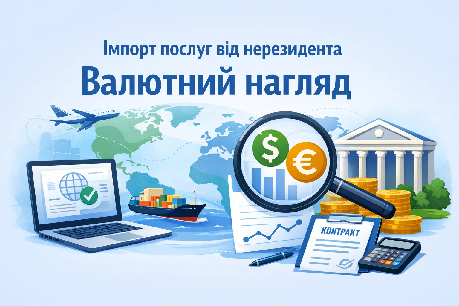 Імпорт послуг від нерезидента: валютний нагляд