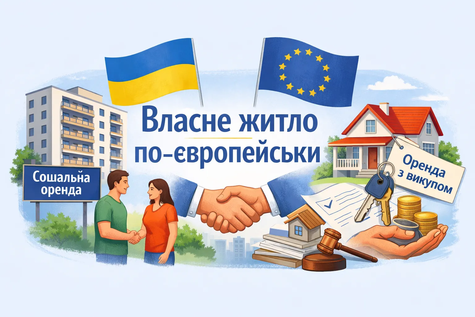 «Власне житло по-європейськи», соціальна оренда й оренда з викупом: що змінює новий закон «Власне житло по-європейськи», соціальна оренда й оренда з викупом: що змінює новий закон