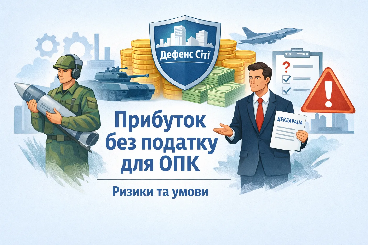 Прибуток без податку для ОПК: умови, заяви, ризики. Резидент Дефенс Сіті: як не втратити звільнення від прибутку