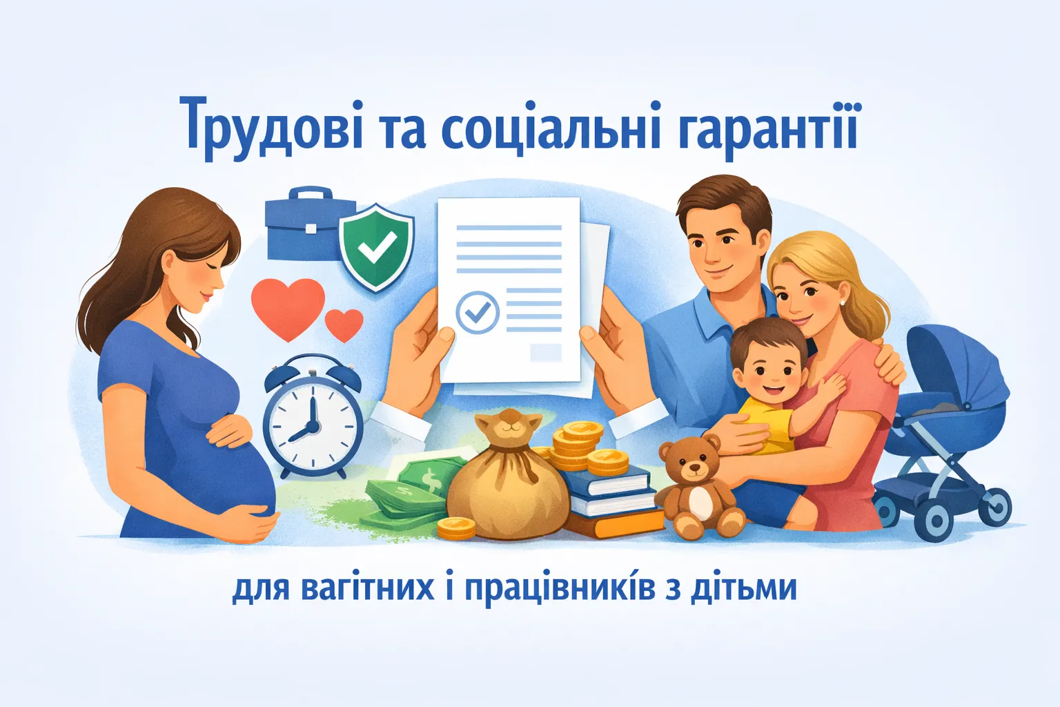 Трудові і соціальні гарантії для вагітних жінок і працівників з дітьми