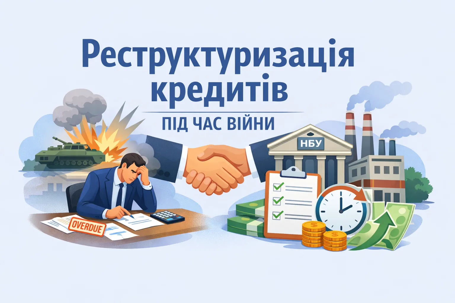Реструктуризація кредитів під час війни: які послаблення від НБУ для бізнесу?