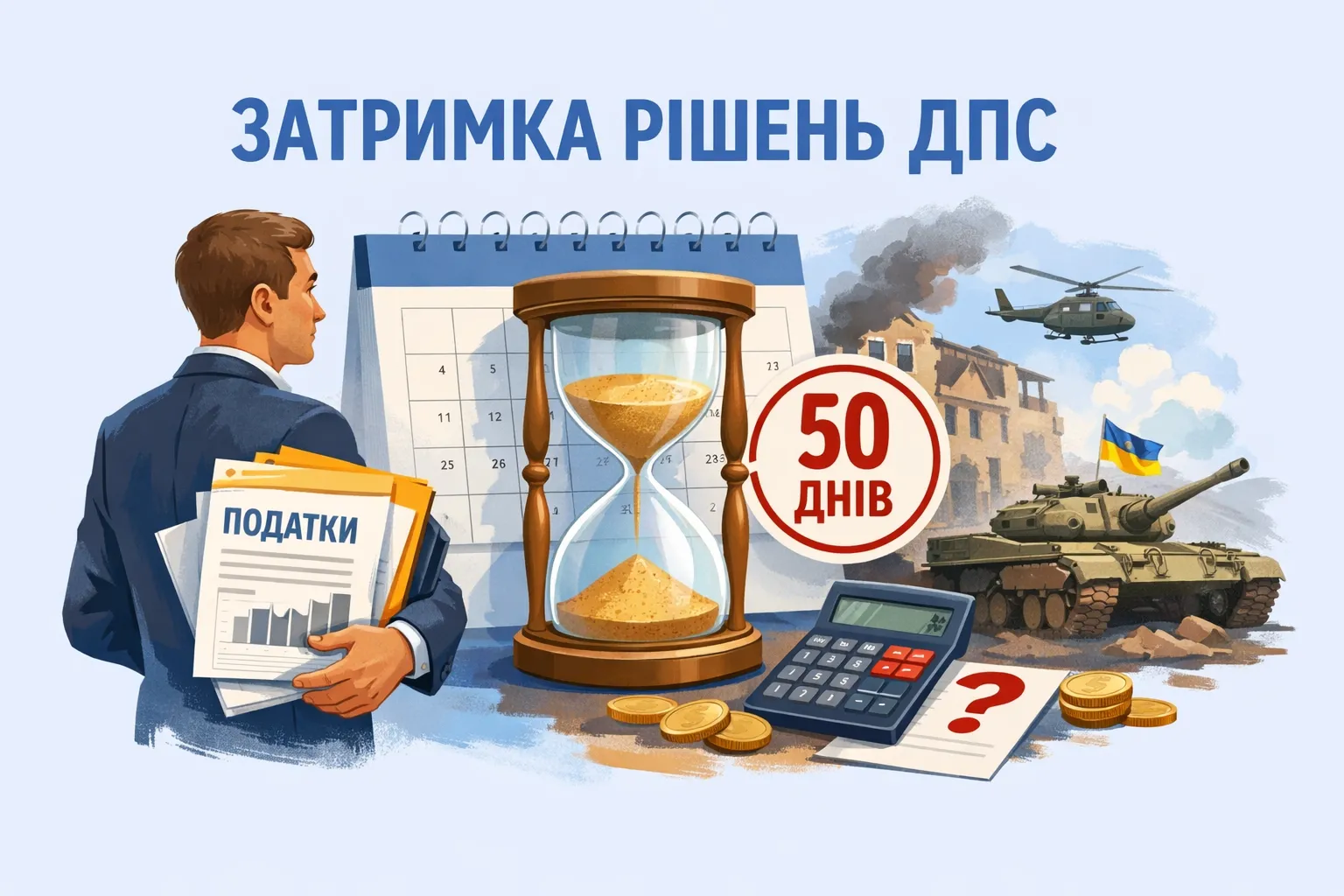 Неможливість сплати податків через війну: чому рішення ДПС тягнеться до 50 днів?