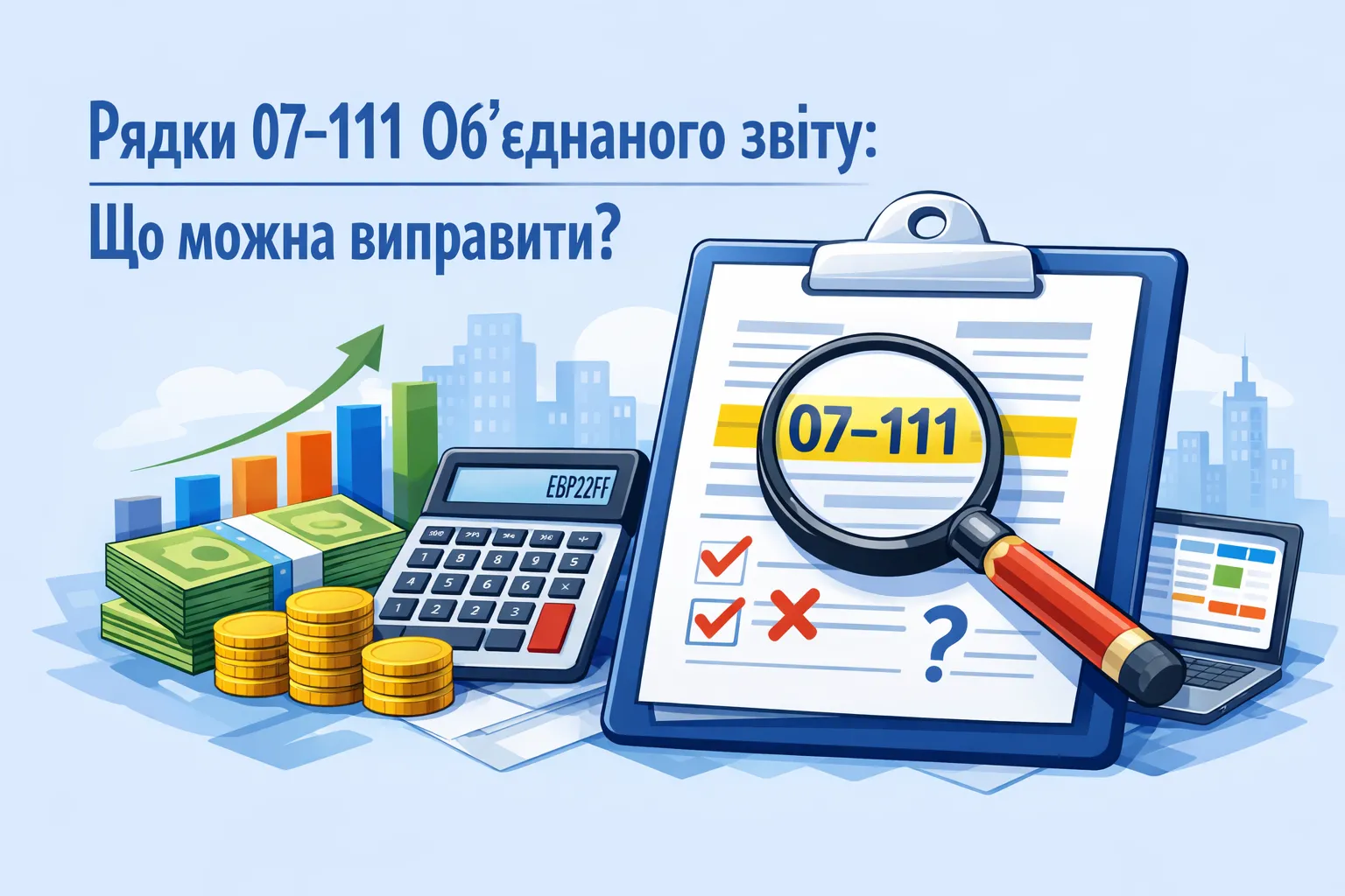 Рядки 07–111 Об’єднаного звіту: що реально можна виправити? Рядки 07–111 Об’єднаного звіту: що реально можна виправити?