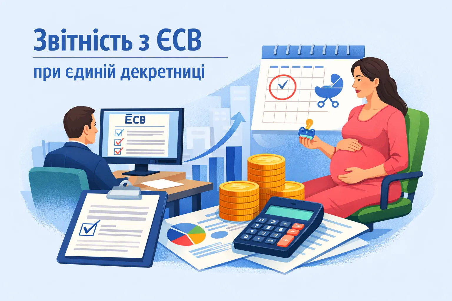 Роботодавець з «єдиною декретницею»: як звітувати з ЄСВ?