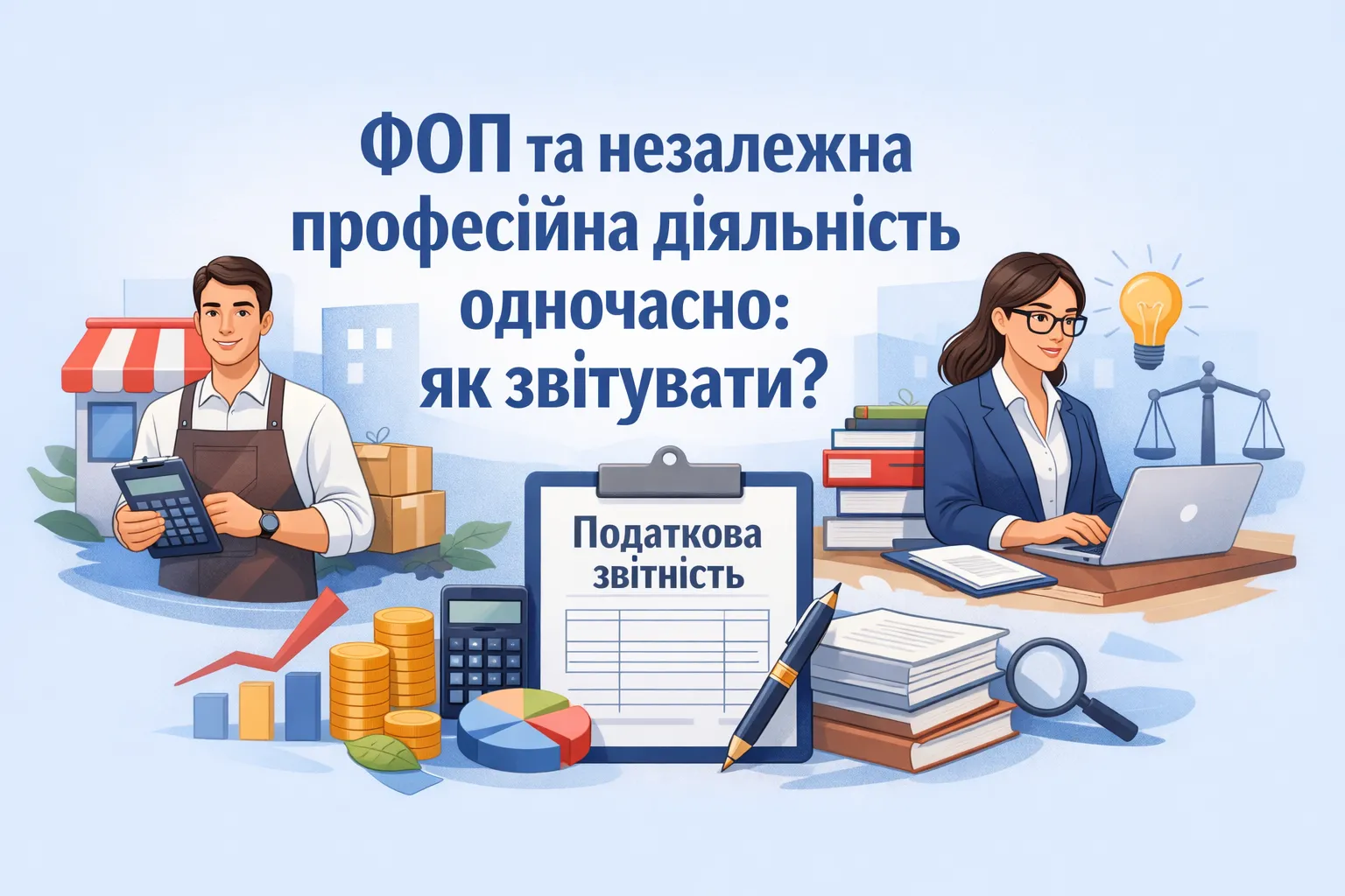 ФОП та незалежна професійна діяльність одночасно: ДПС пояснила, як звітувати