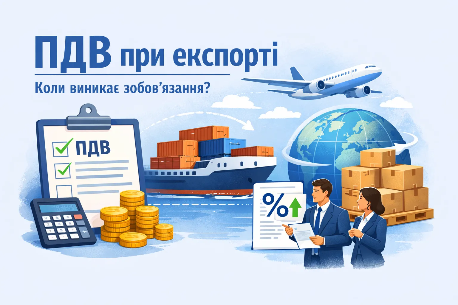 Експорт товарів: коли виникає ПДВ‑зобов’язання?