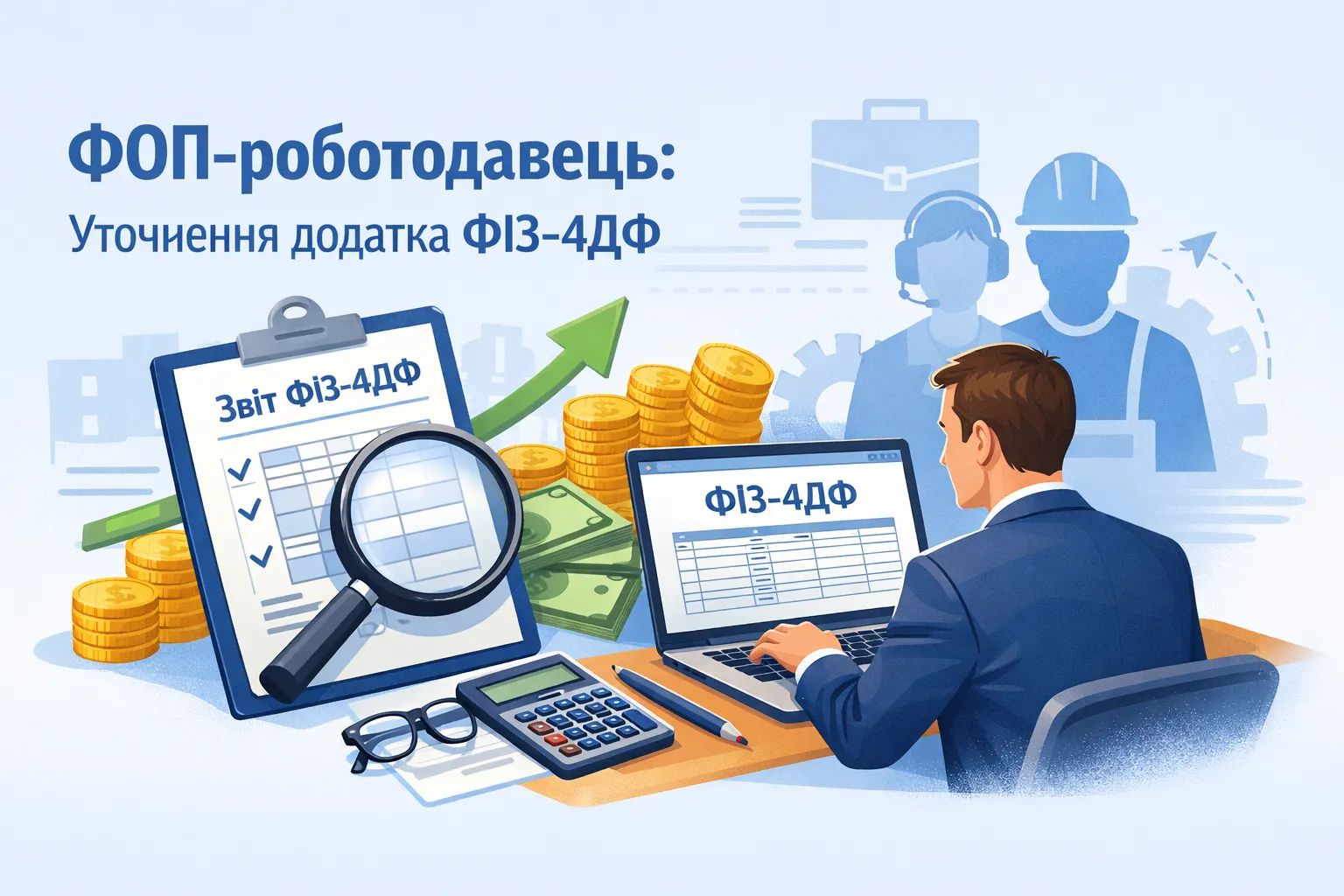 ФОП‑роботодавець: алгоритм уточнення додатка ФІЗ‑4ДФ