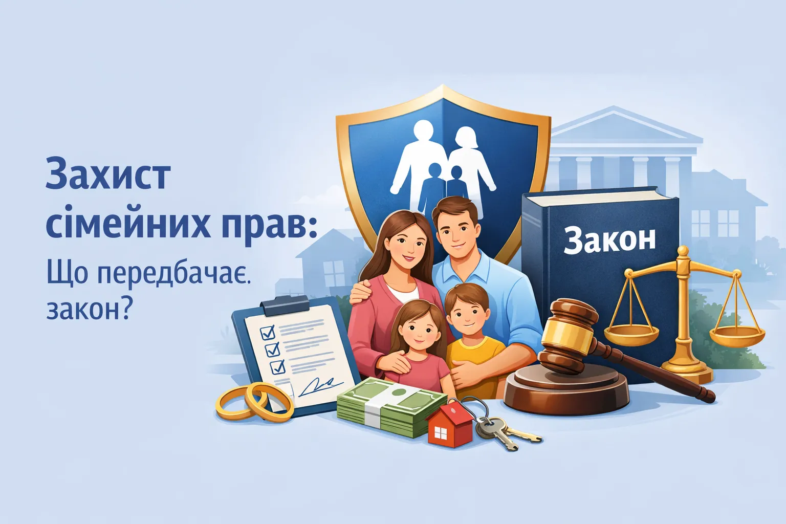  Захист сімейних прав та інтересів: що передбачає закон?