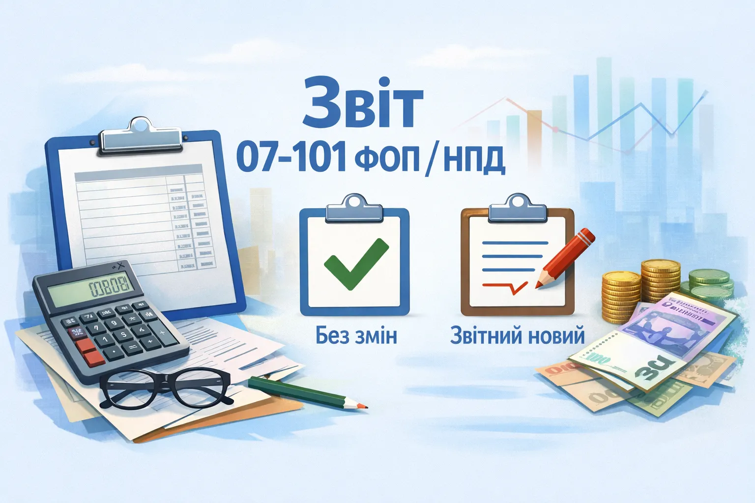 Рядки 07–101 Об'єднаного звіту ФОП / НПД: що не коригується, а що правимо «Звітним новим»? Рядки 07–101 Об'єднаного звіту ФОП / НПД: що не коригується, а що правимо «Звітним новим»?