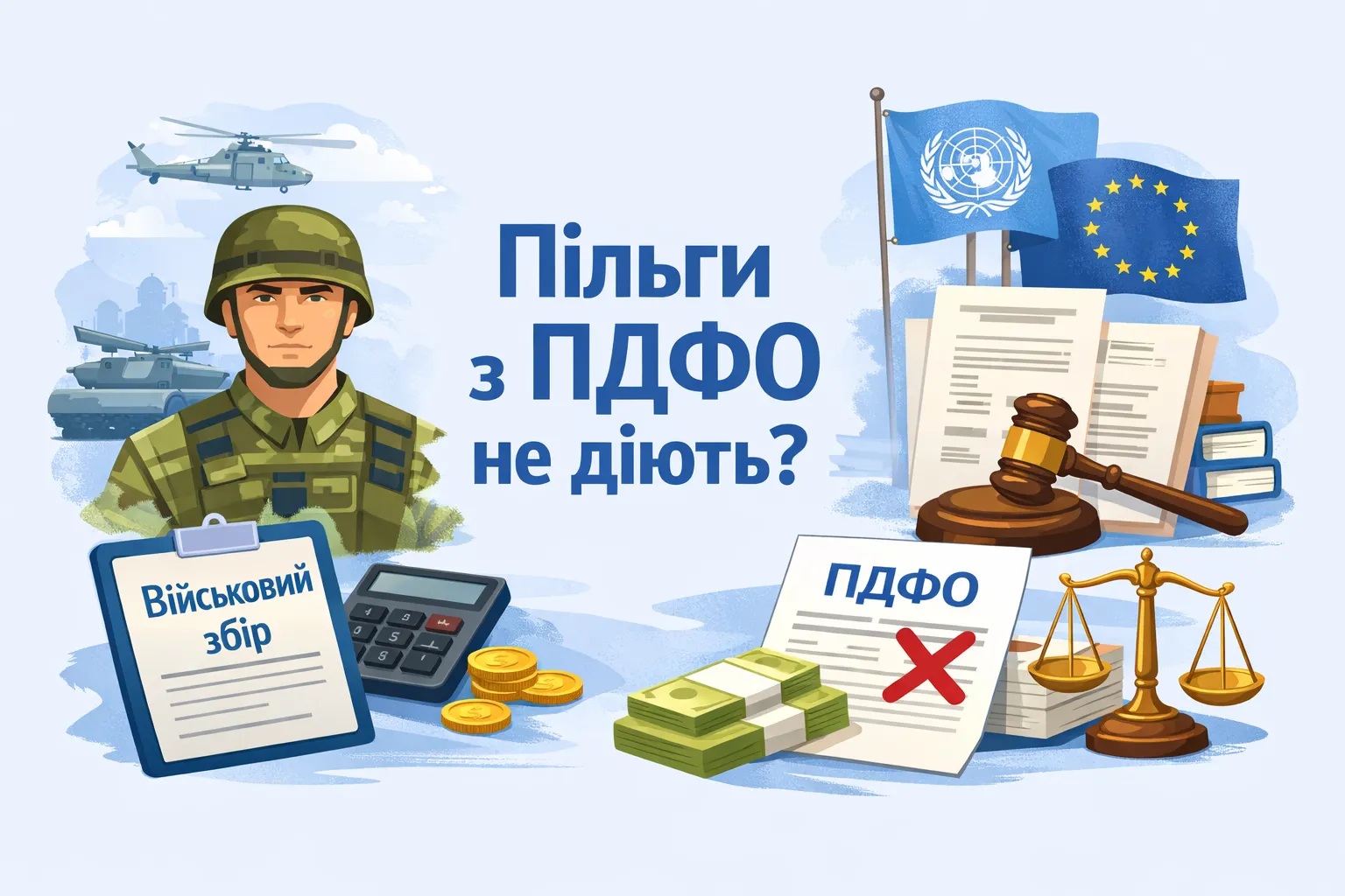 Військовий збір і конвенції: чому пільги з ПДФО не працюють?